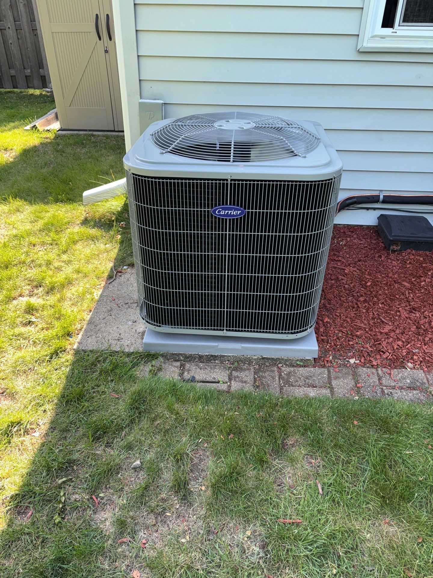 Carrier Comfort™ 15 Air Conditioner Installation in Vernon Hills, IL by GSHA Services LTD
