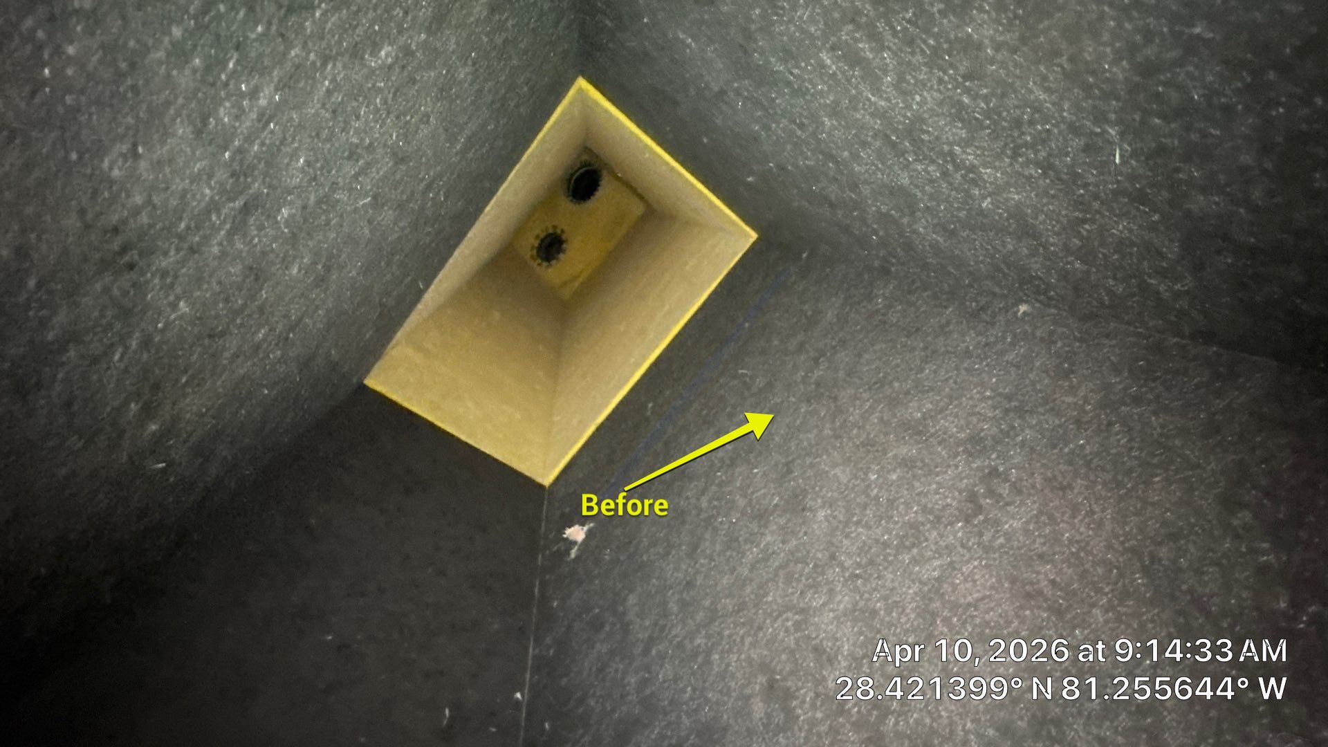 Air Duct Bath Fan Exhaust Cleaning in Orlando by Hygienic Air, Inc