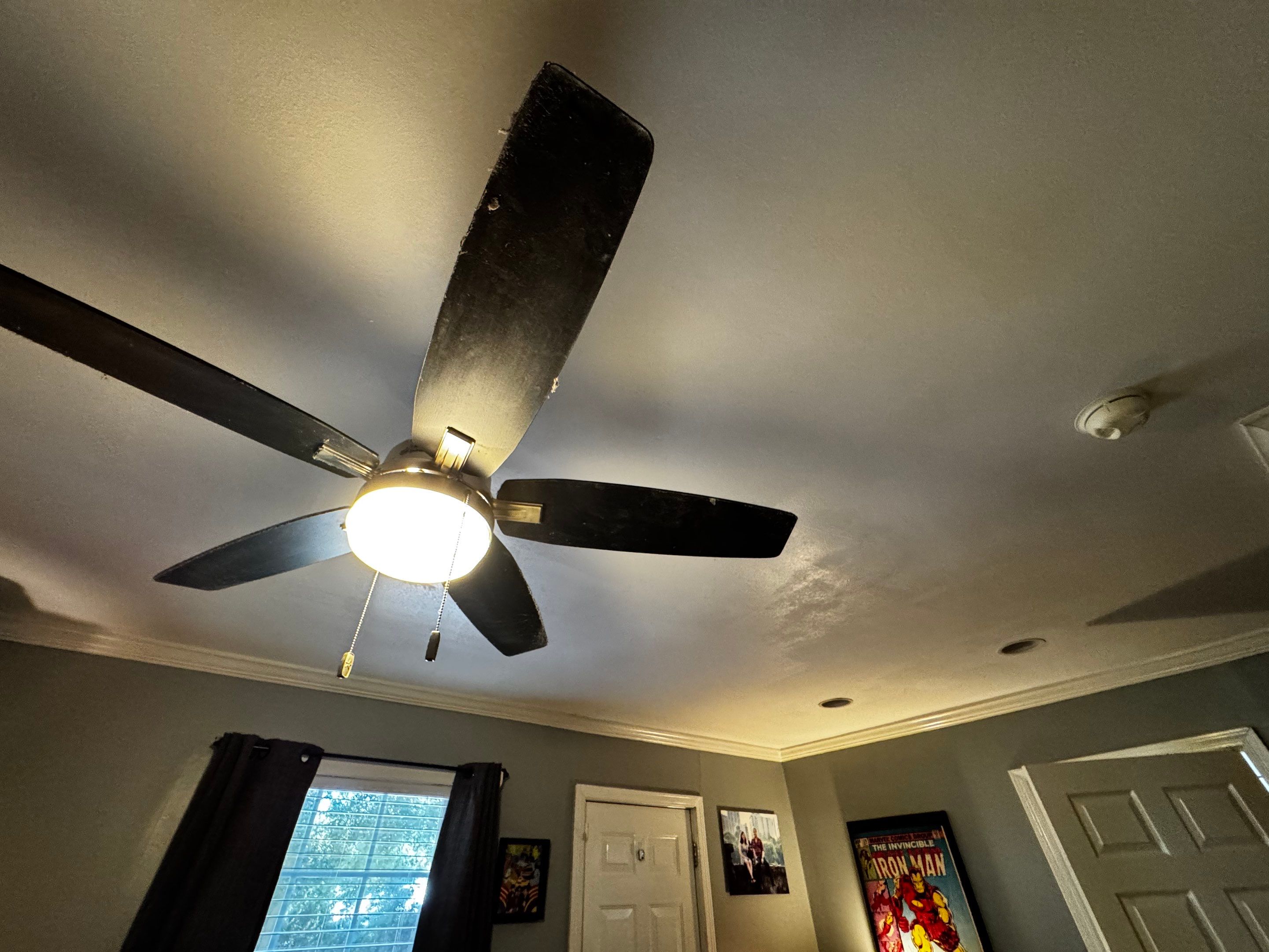 Master Bedroom Ceiling Drywall Repair and Painting in Atlanta by PGP Surface Solutions, LLC