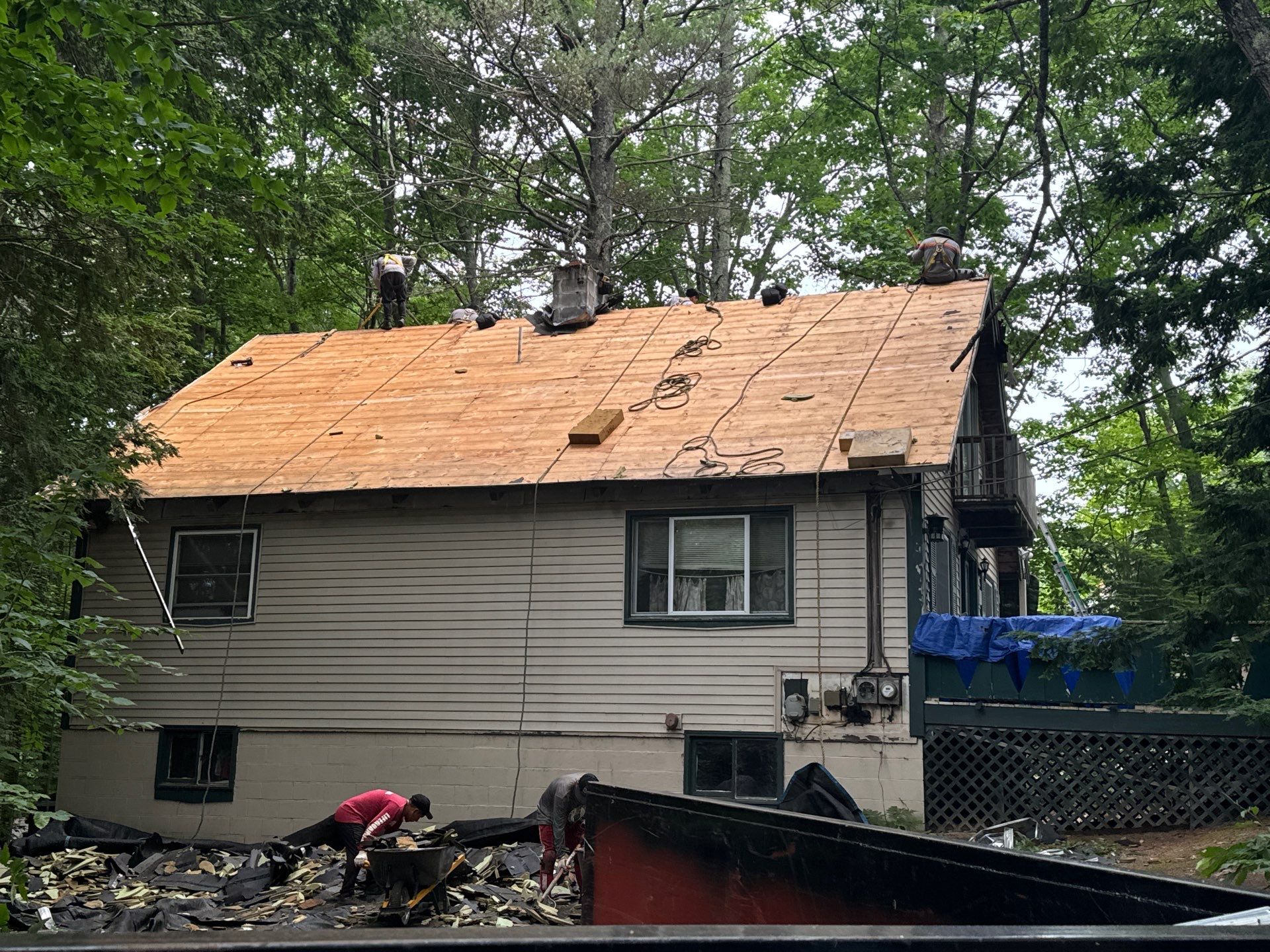New Roof in Sanbornville, NH by Tall pine roofing