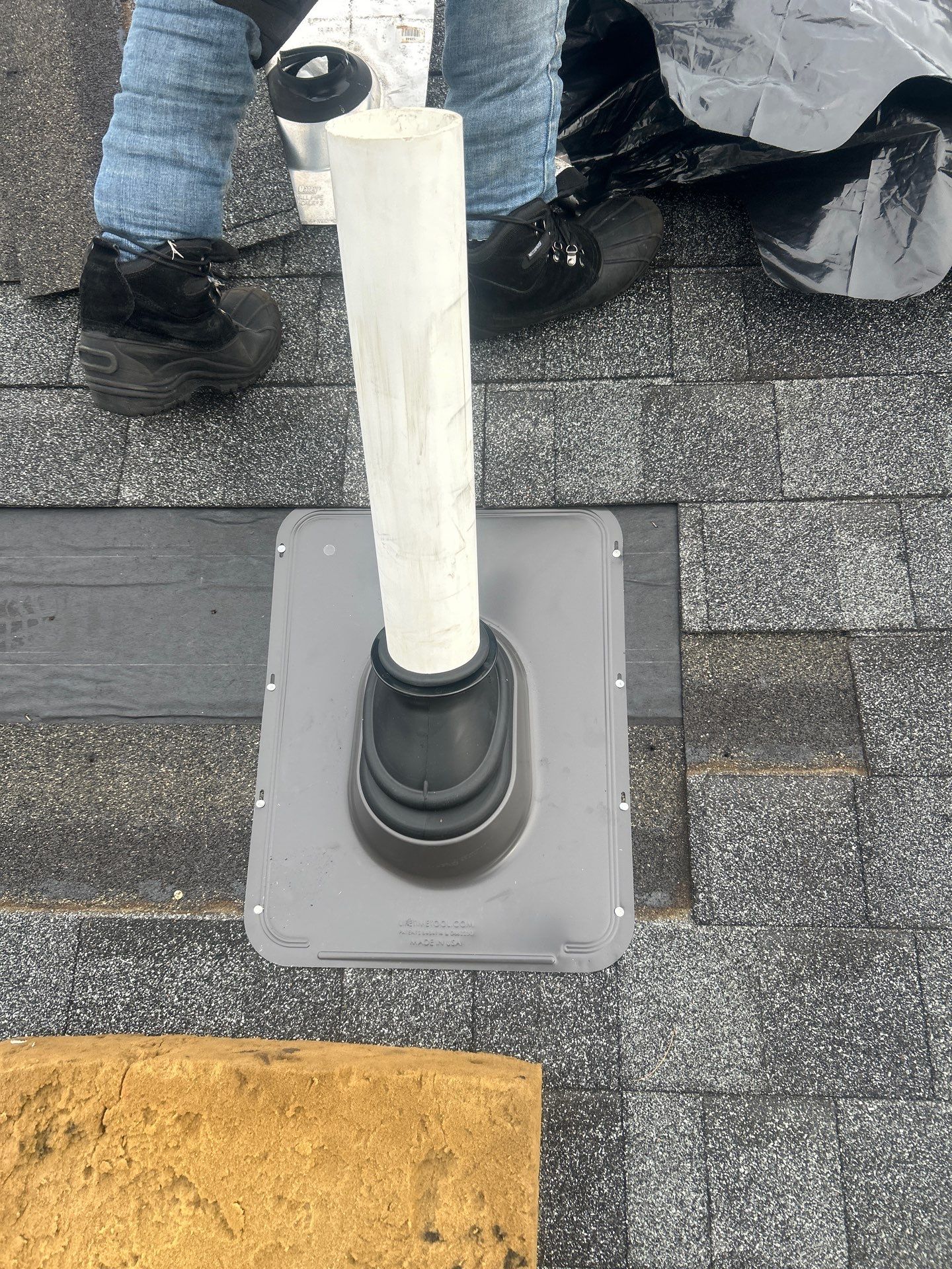 Ice Dam Removal, Snow Removal & Pipe Boot Replacement in Tyngsborough, MA by Mighty Dog Roofing of Greater Middlesex County