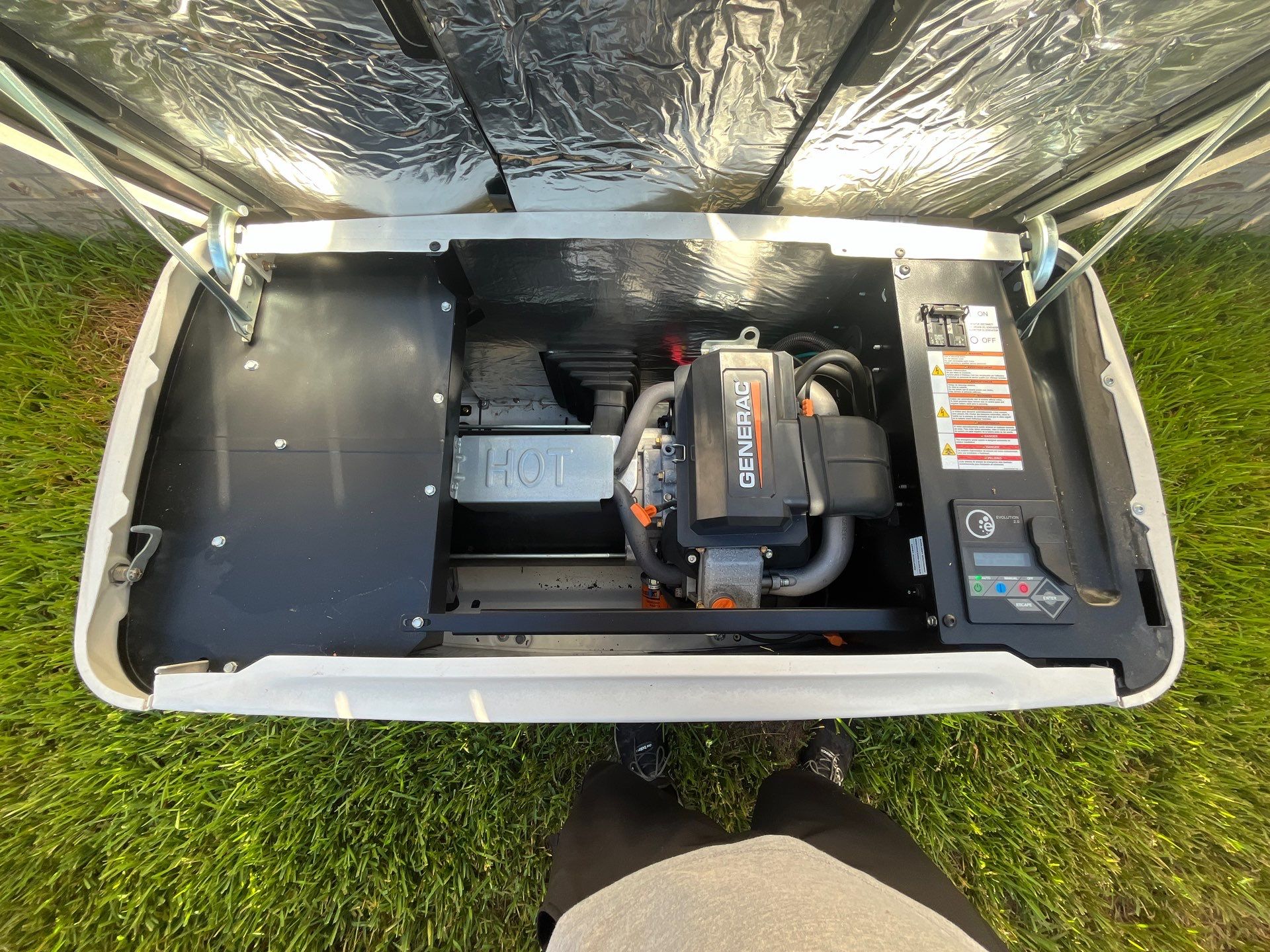 Generac Standby Generator Preventative Maintenance and Battery Service in Spring, Texas by GenTex Elite Services