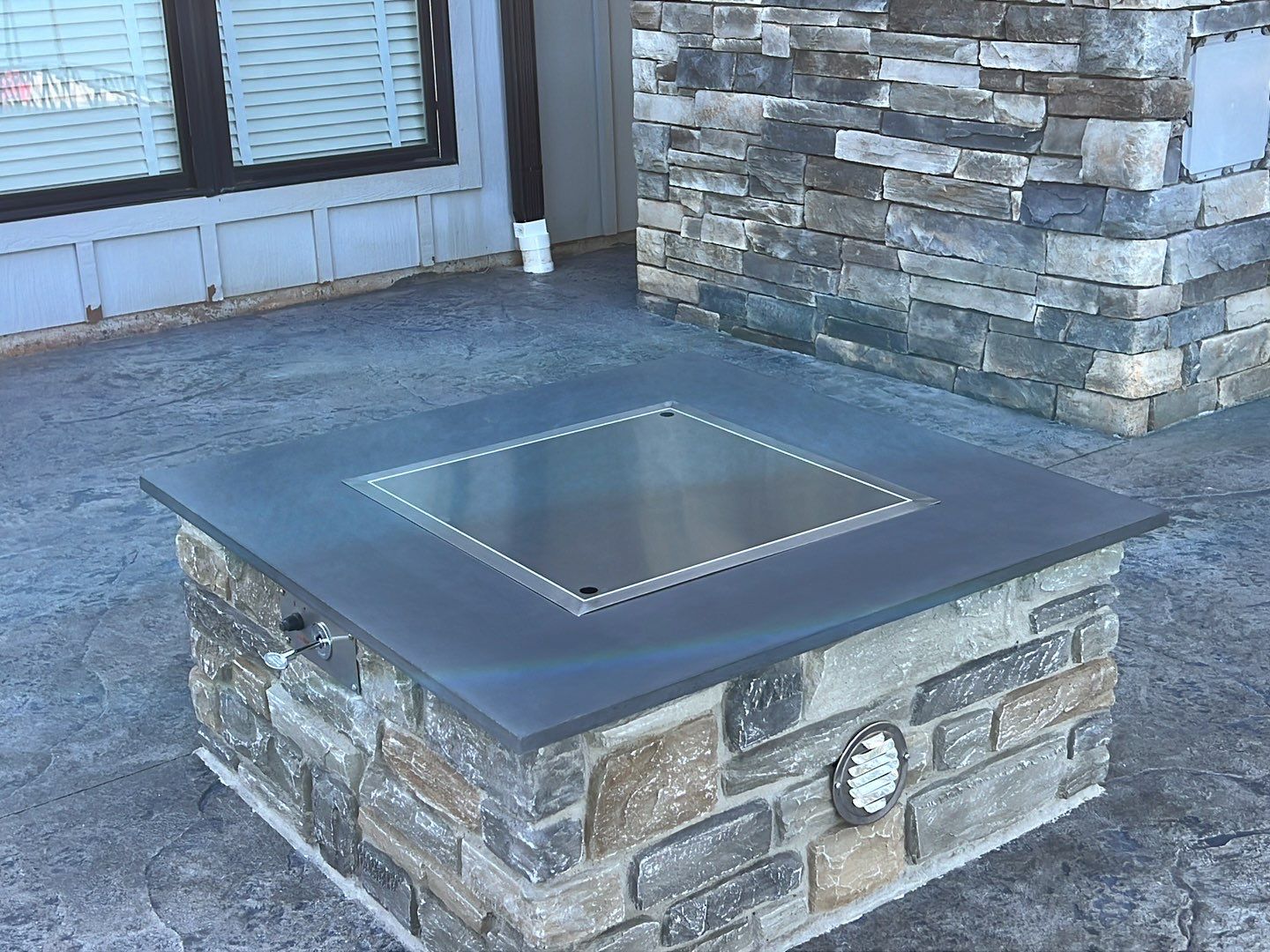 Stamped Concrete Patio by Xtreme Concrete Services