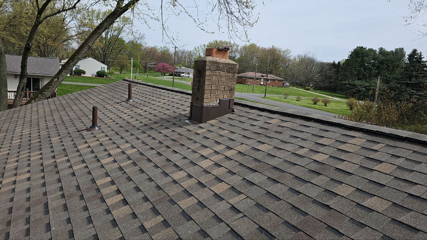 Atlas Pinnacle, Color, Weathered Shadow, Drip Edge, Color, Royal Brown by Eagle Eye Roofing
