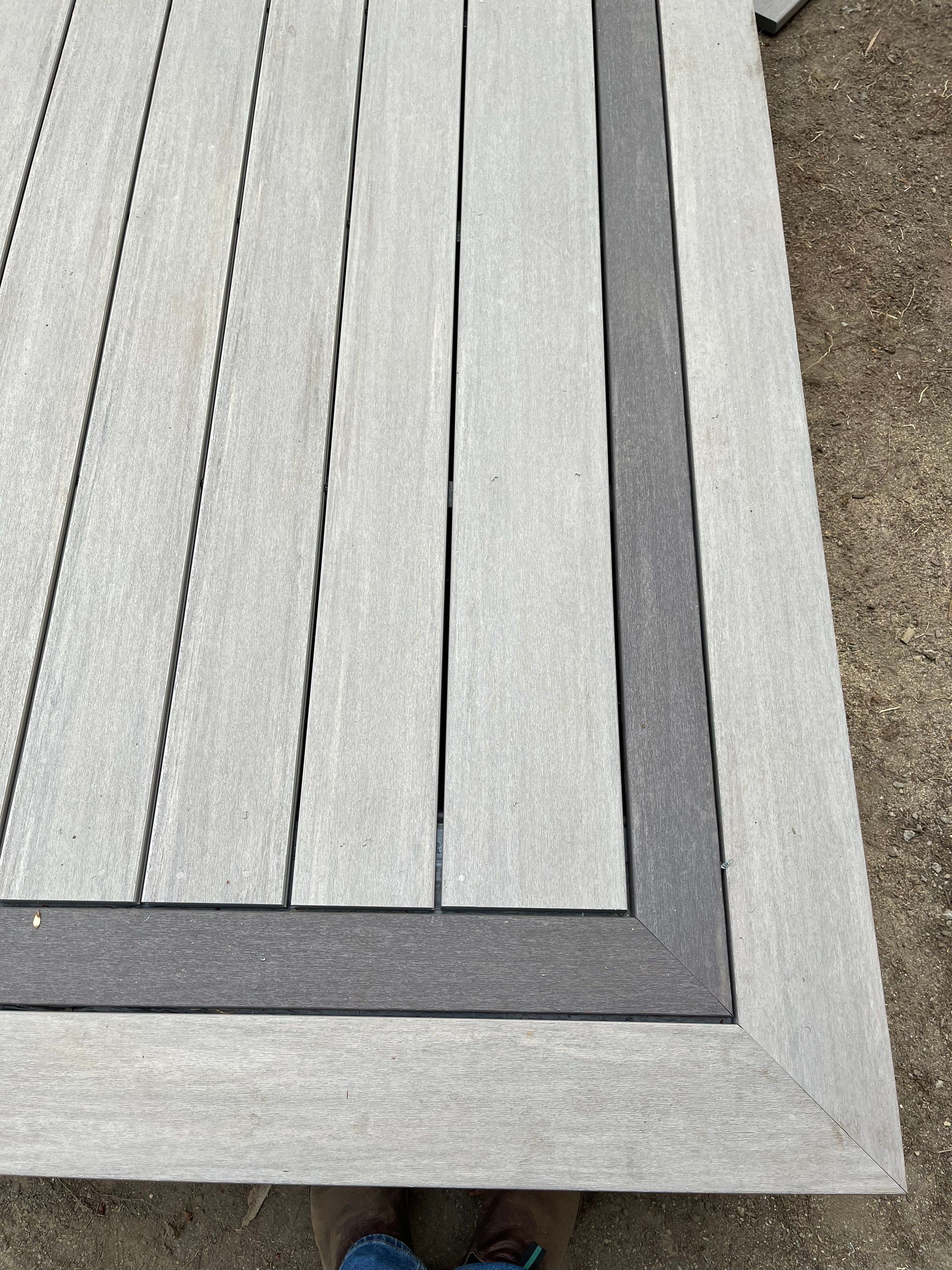 Dark Hickory Ribbon Deck by Alki deck builders 