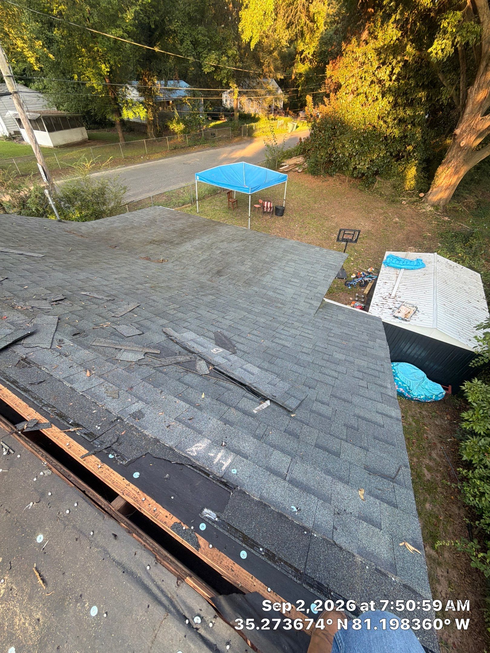 Roof replacement, gutter and interior repair by hail damage by Just Brilliant Restoration JBR