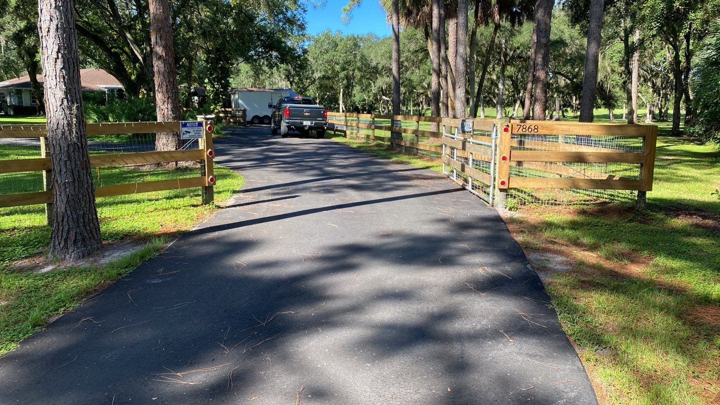 Sarasota, FL Entry Gate with Liftmaster Gate Operator  by Asap fence and gates, LLC