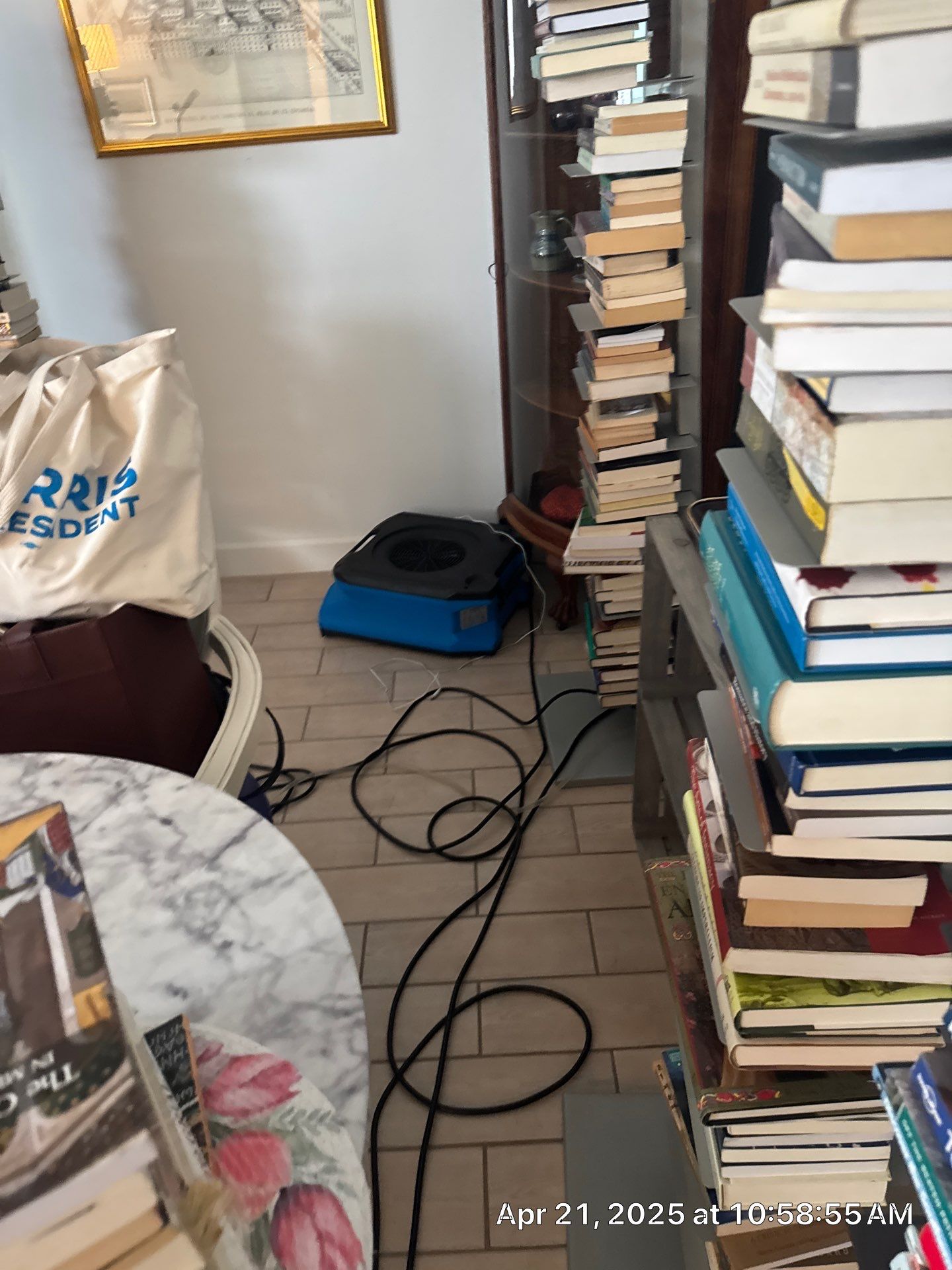 Water Damage using Drying Equipment by SuperClean 