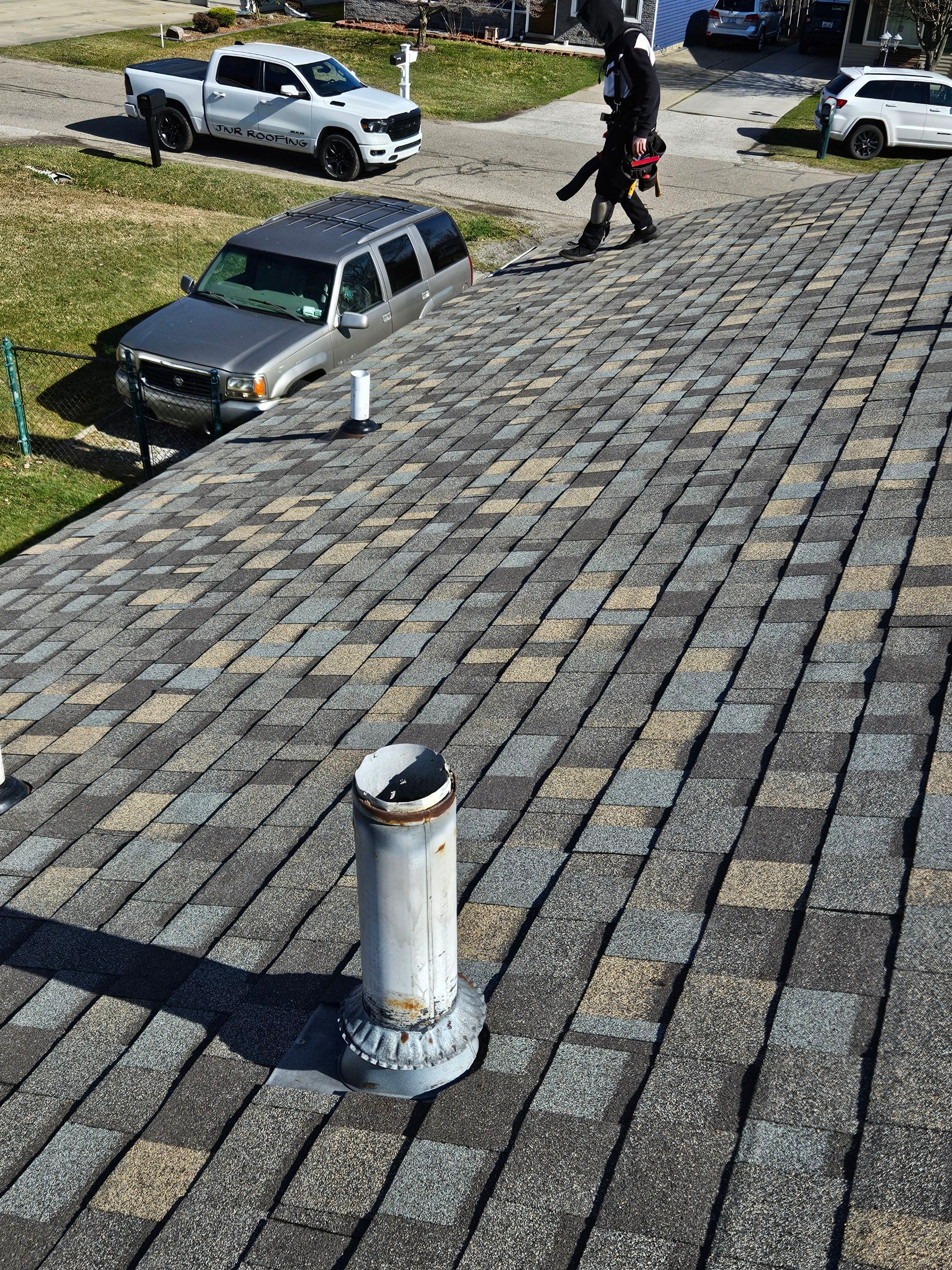 Residential Roofing Installation using IKO DYNASTY DRIFTSHAKE by JNR Roofing LLC