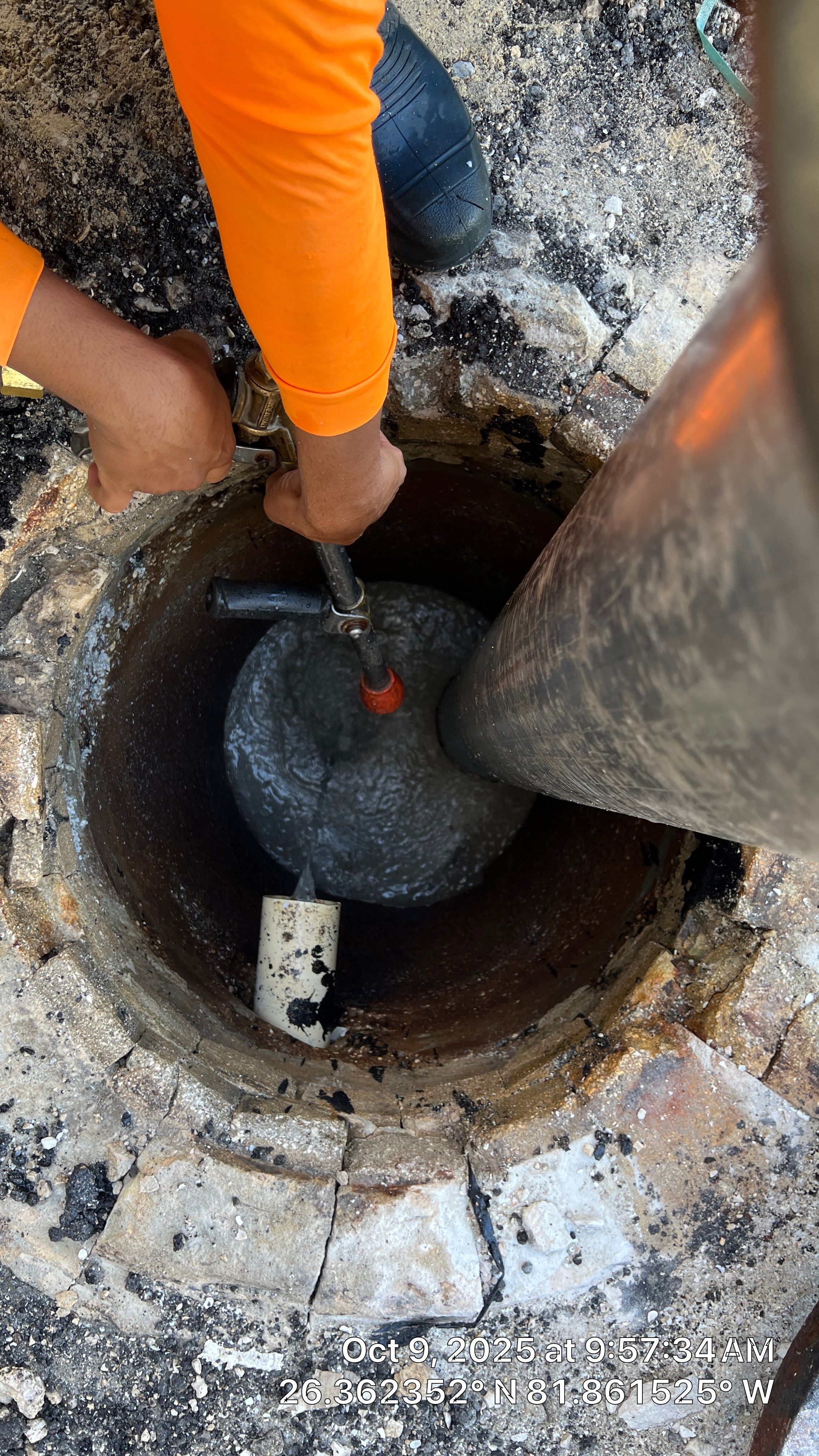 Little Hickory Island Condo Catch Basin Cleanout by Don Mar, Inc. Storm Water Solutions