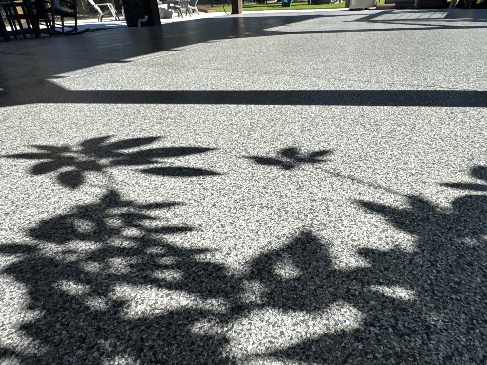 Patio in Old Town, FL in Slate Stone by Cross Creek Concrete Coatings