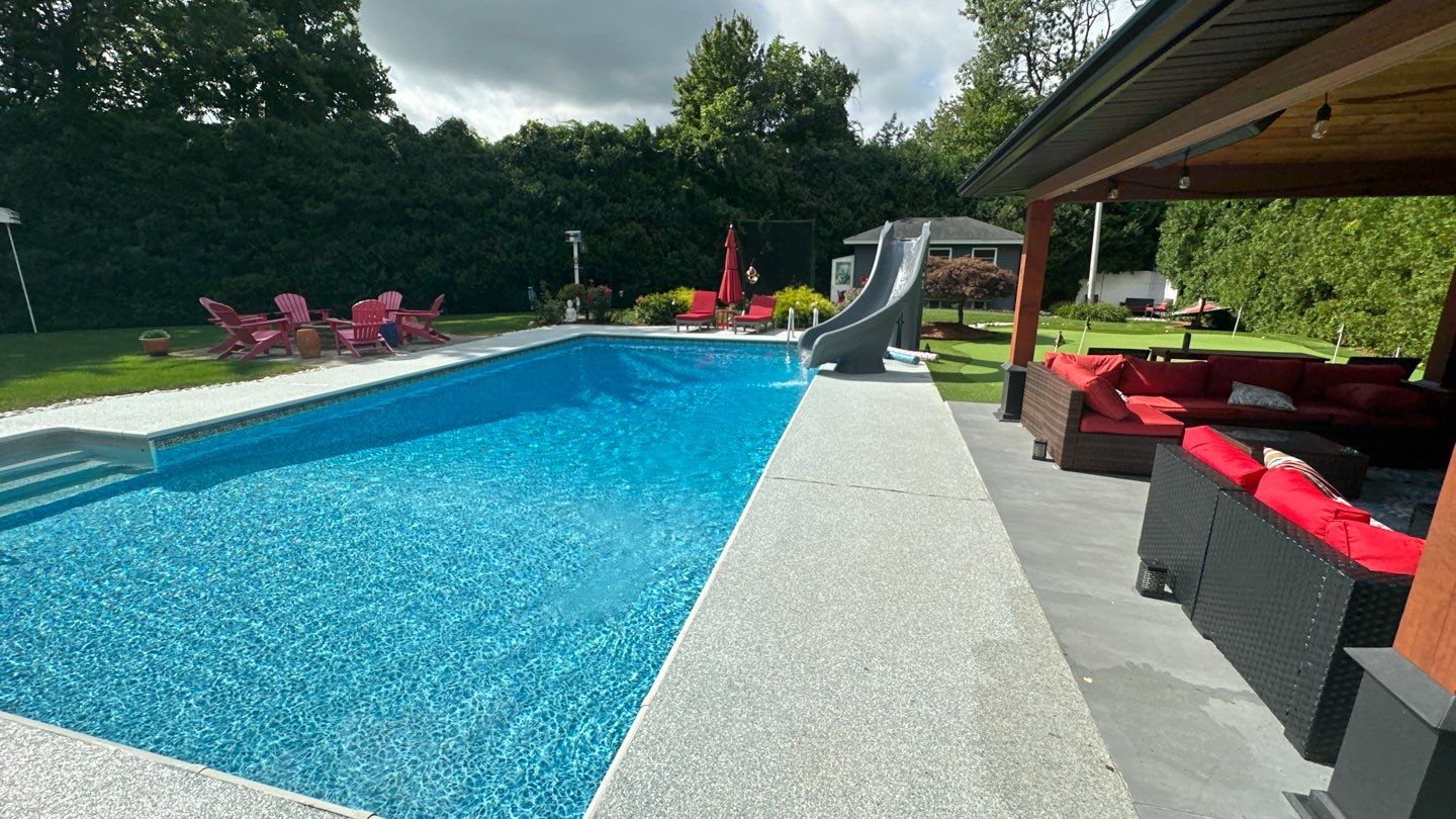 Pool Deck in Worcester, MA by Symphony Concrete Coatings