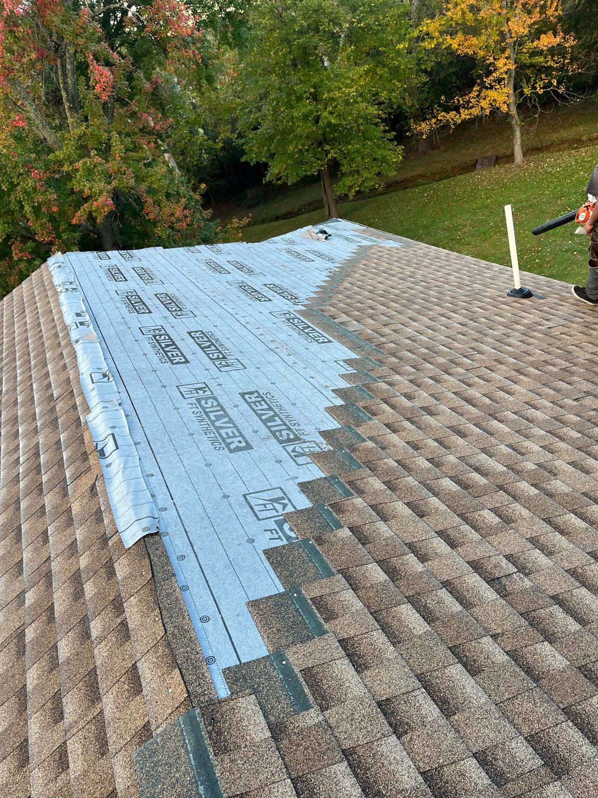 Residential Roofing Installation using GAF Timberline HDZ Shakewood by Rainstoppers Roofing