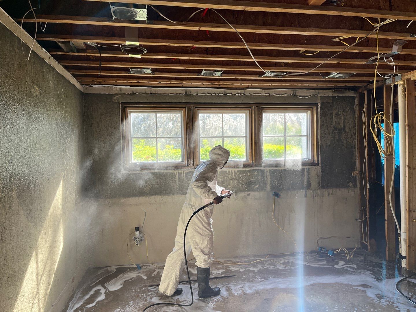 Fire mitigation with structure clean by EAS Environmental, LLC.