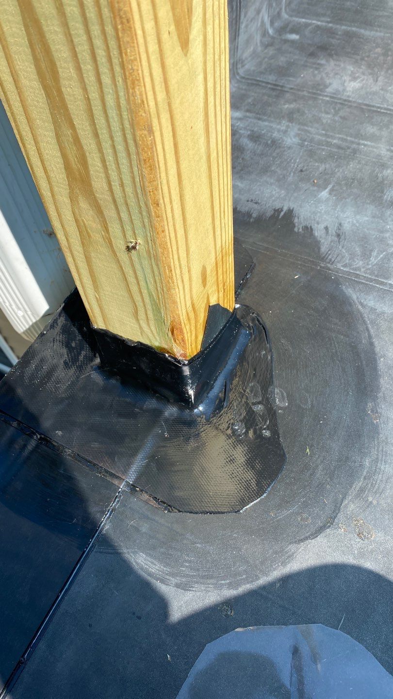 Siding Repair using Certainteed Mainsteet D4 and EPDM roof under deck by A Plus Exterior