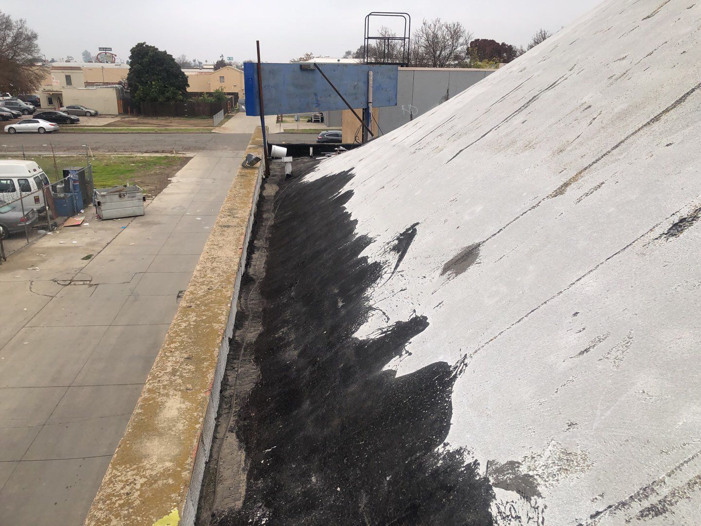 Spray foam and coatings using Conklin Benchmark/PUMA XL coatings and spray foam by Straight Edge Roofing Inc