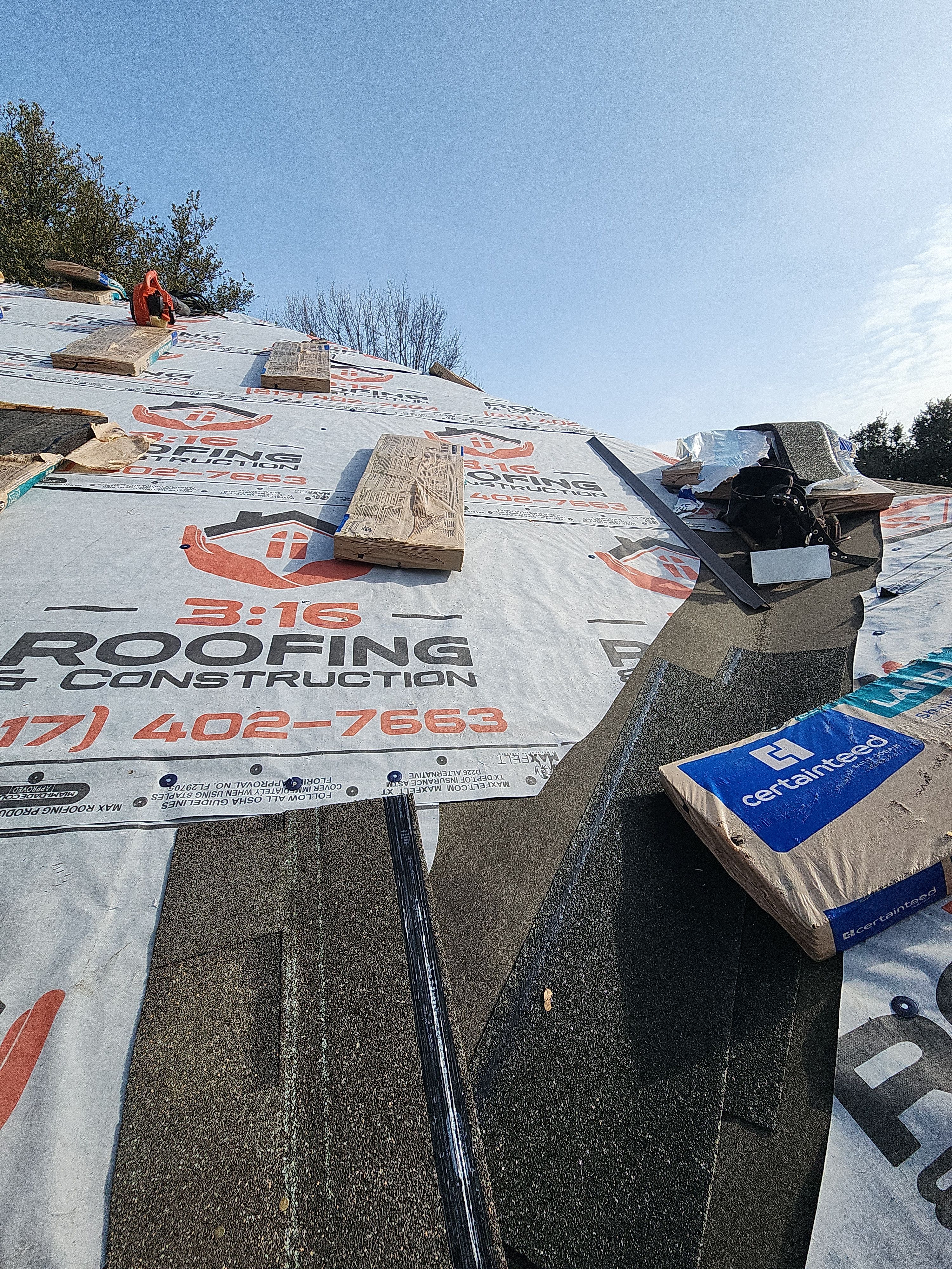 Roof Replacement - CertainTeed Landmark by 3:16 Roofing and Construction