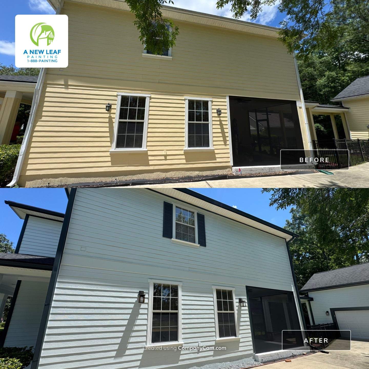Exterior House Painting in Hampton Park Jacksonville, FL 32256 by A New Leaf Painting, LLC