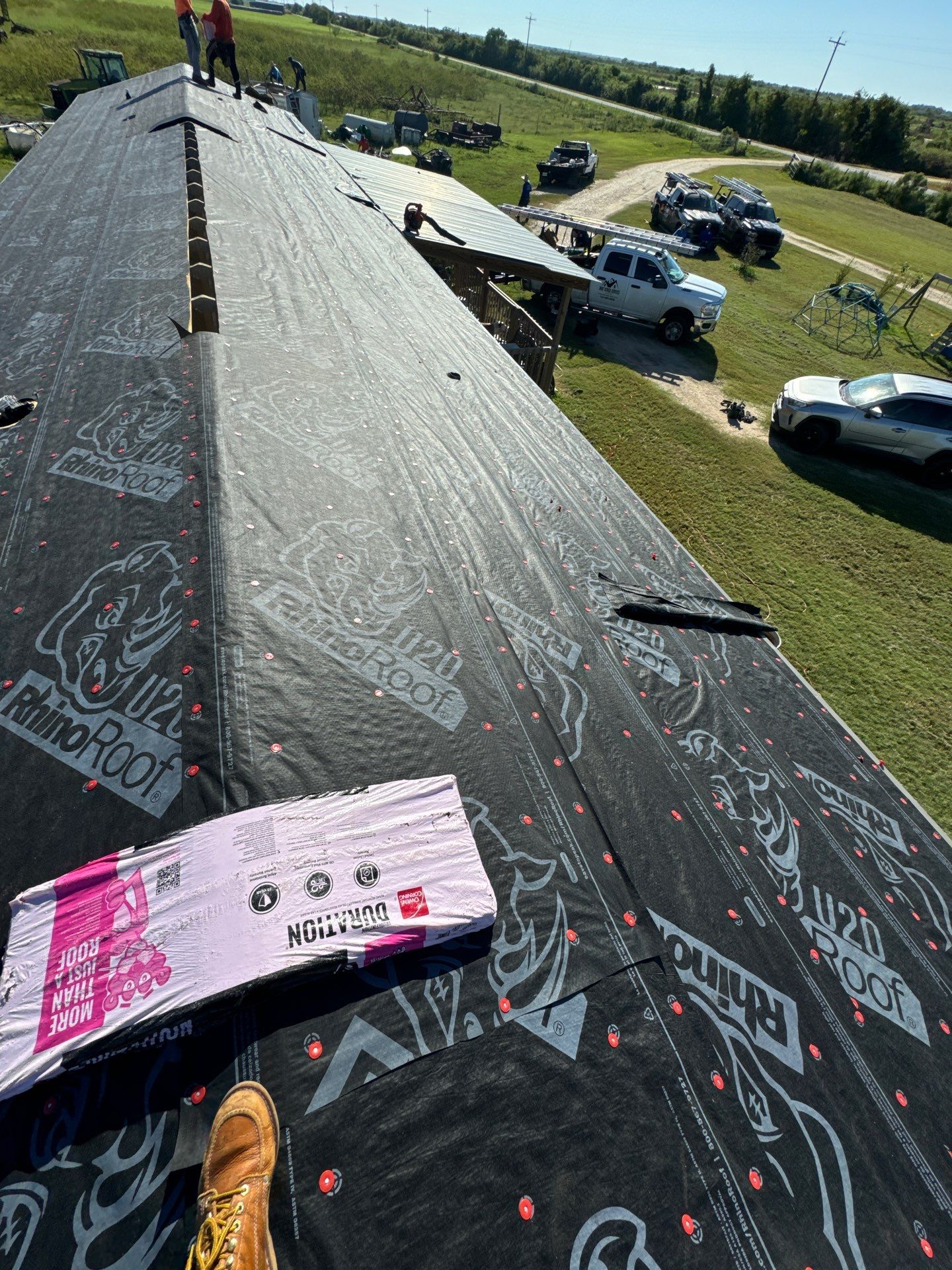 Residential Roofing Installation using Owen's Corning Duration (Lifetime) Shingles by Roof Repair Company