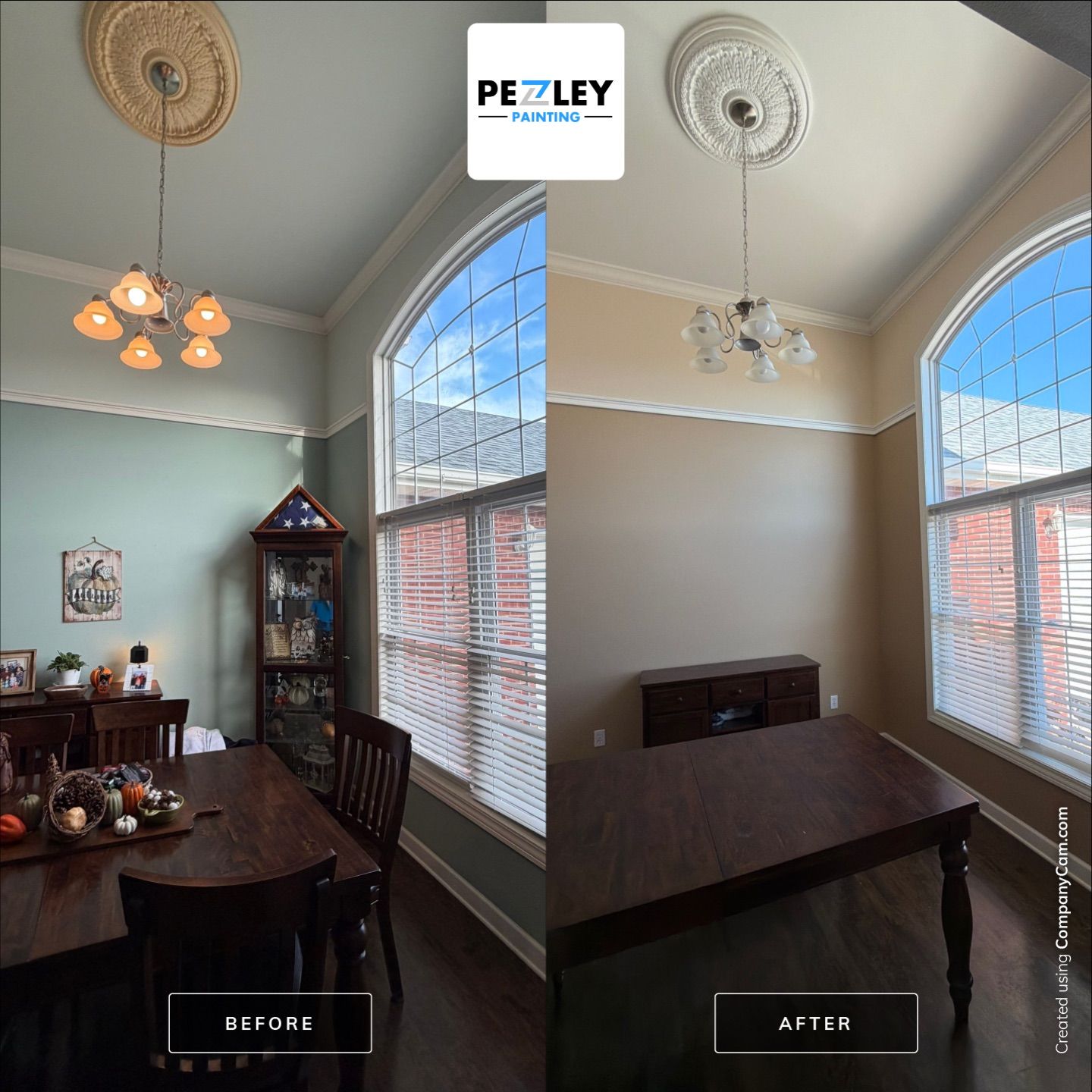 Interior Repaint off Lorenzo Green by Pezley Painting