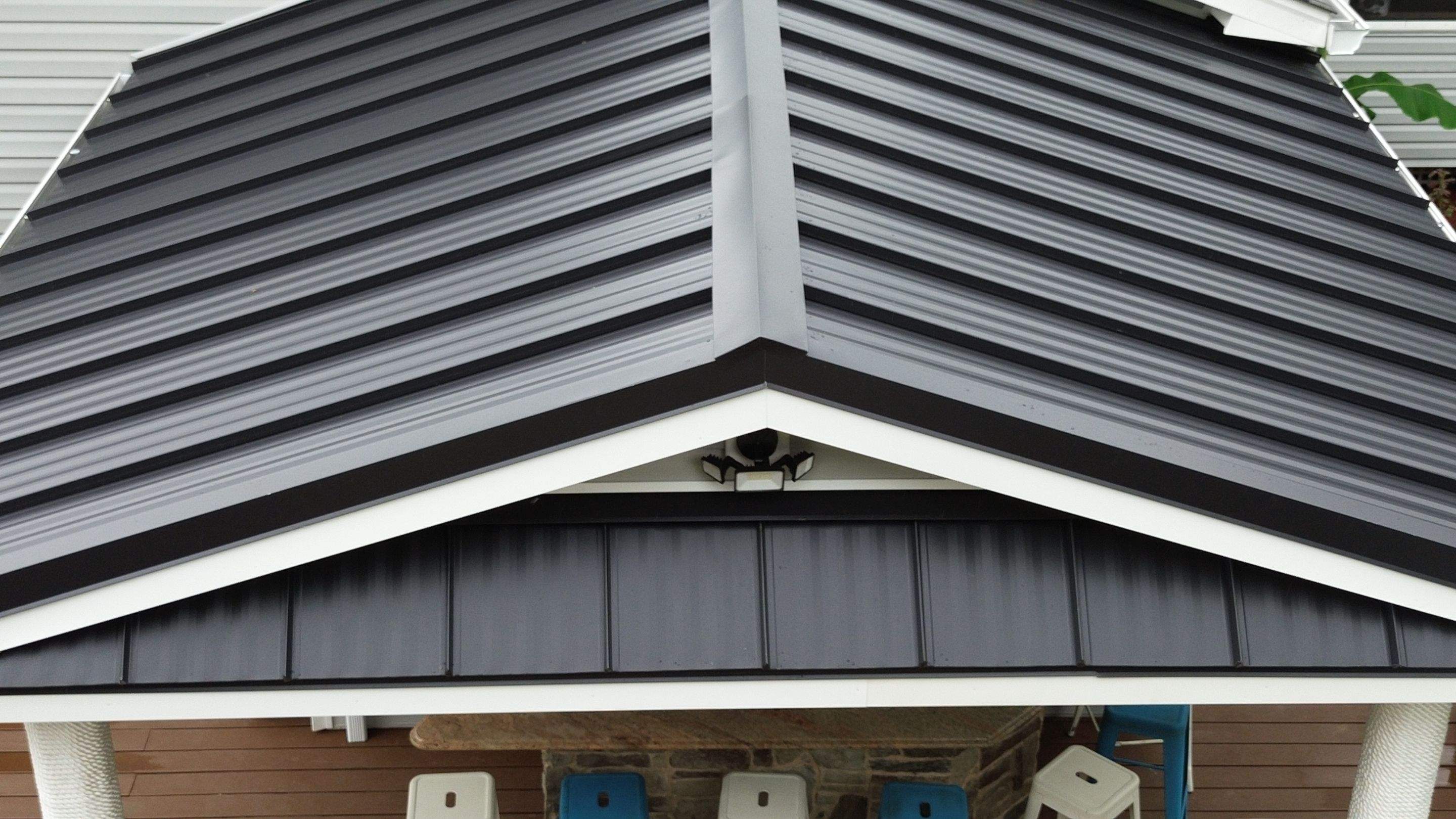 New Black Metal Roof Install in Owings, MD  by Storm Ready Exteriors