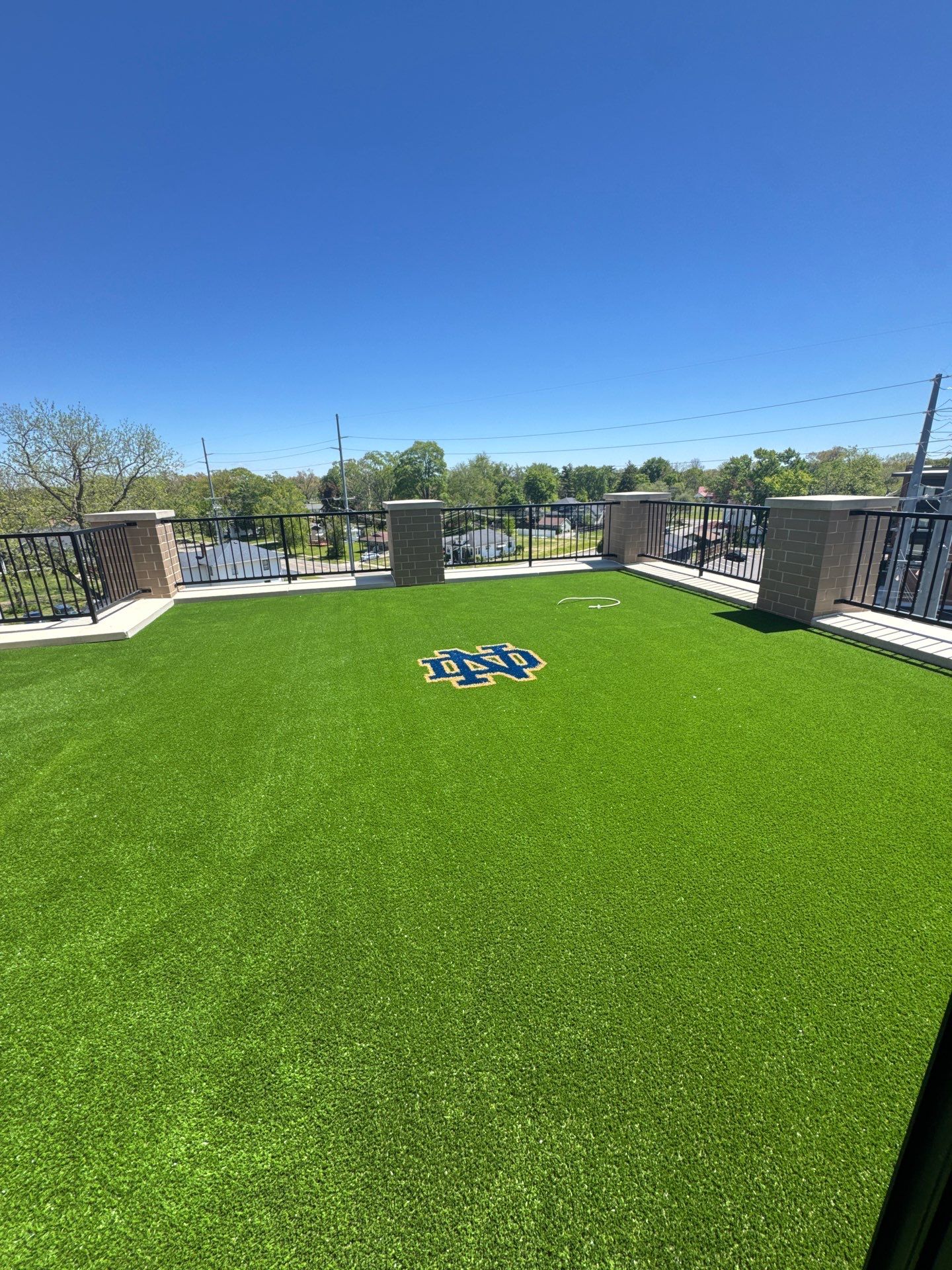 Notre Dame Rooftop Patio in South Bend, IN by ForeverLawn NEIN/INDY