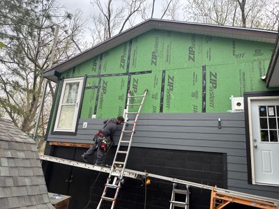 James Hardie Siding and Versetta Stone Exterior Renovation in Bellevue