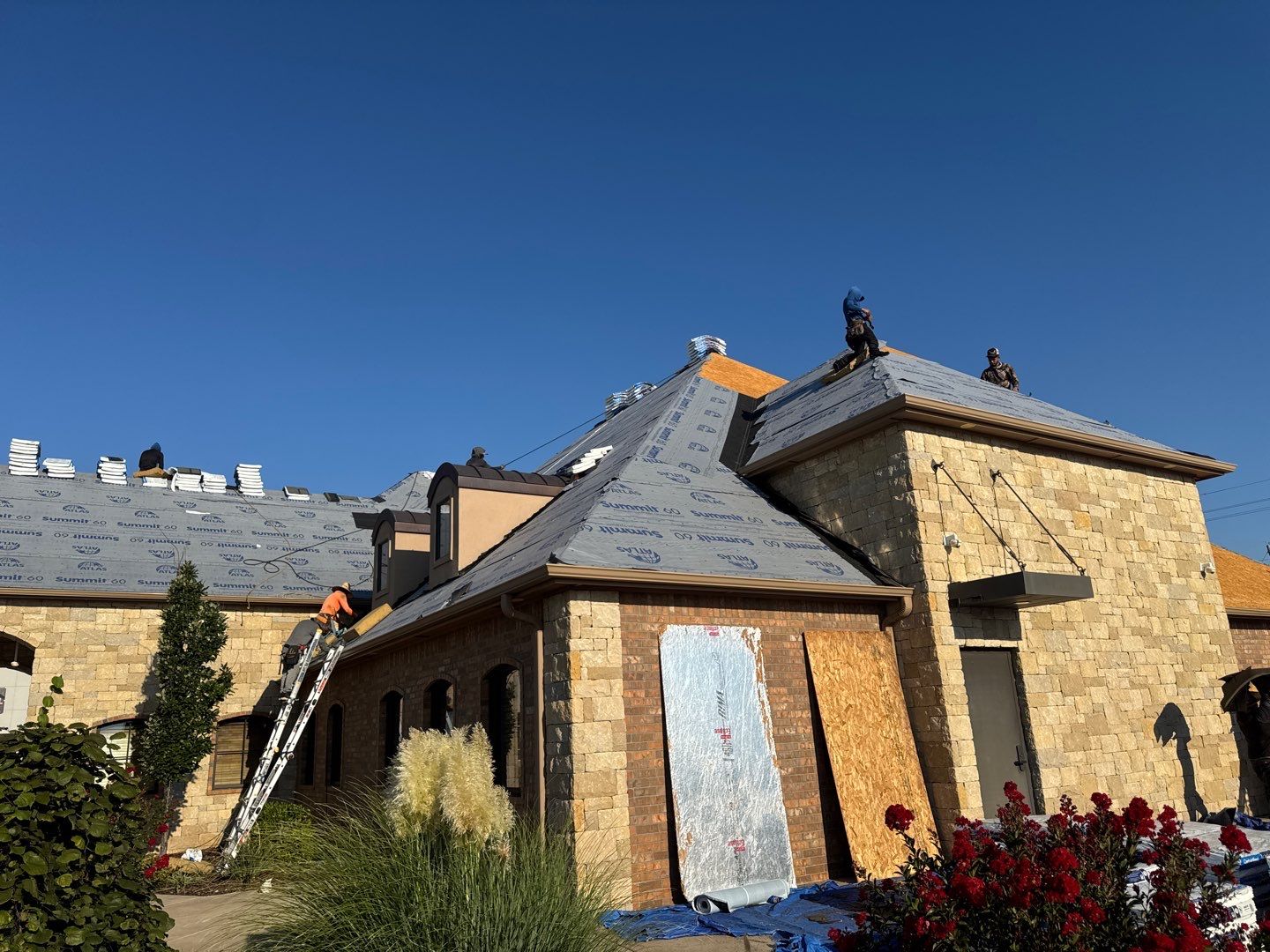 Bank Reroof by Castillo Roofing