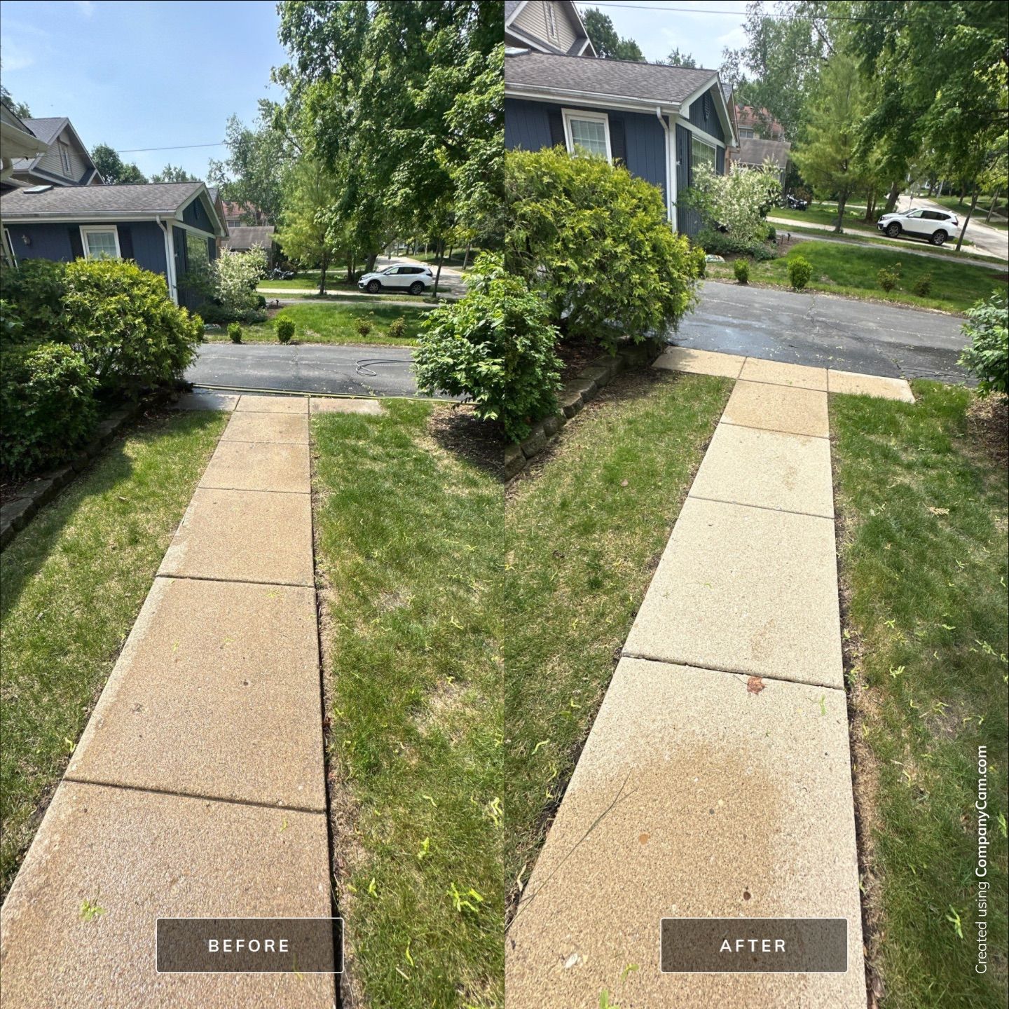 Project in Barrington by Simmons Power & Soft Washing