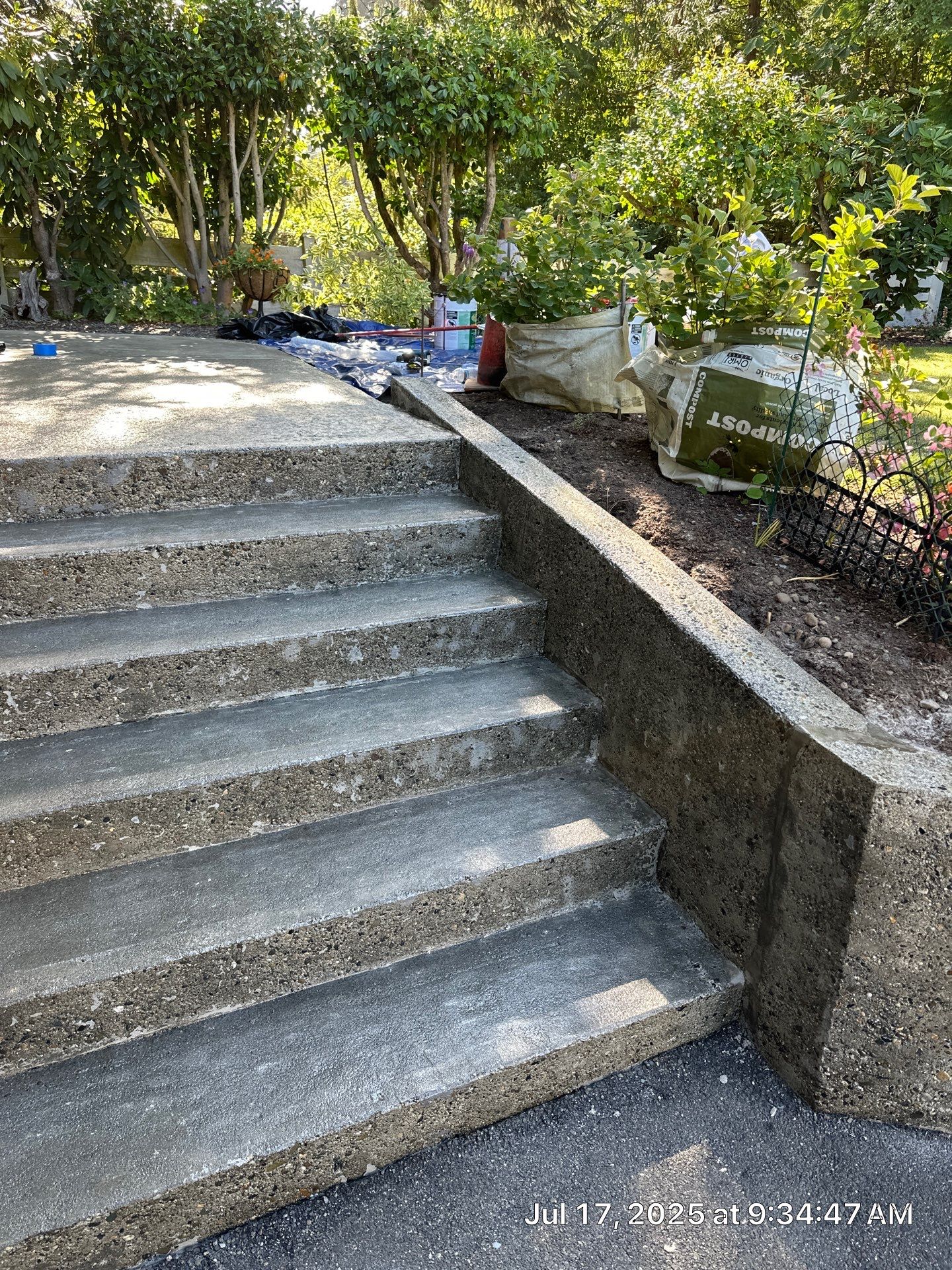 Epoxy Stairs & Sealcoat Driveway Application by Jireh Asphalt & Concrete Inc 