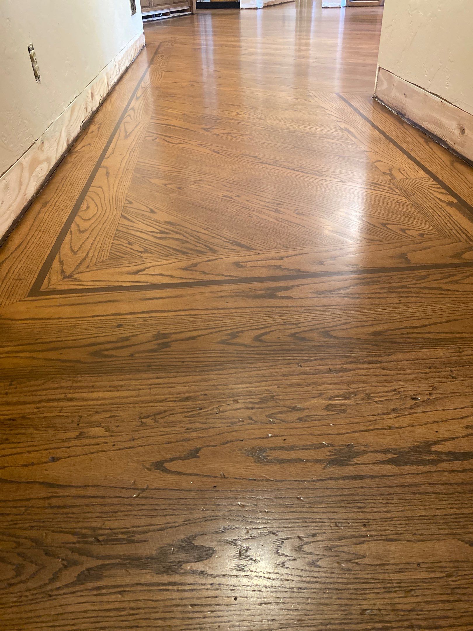 Flood damaged floor repair by Footprints Floors South Sacramento