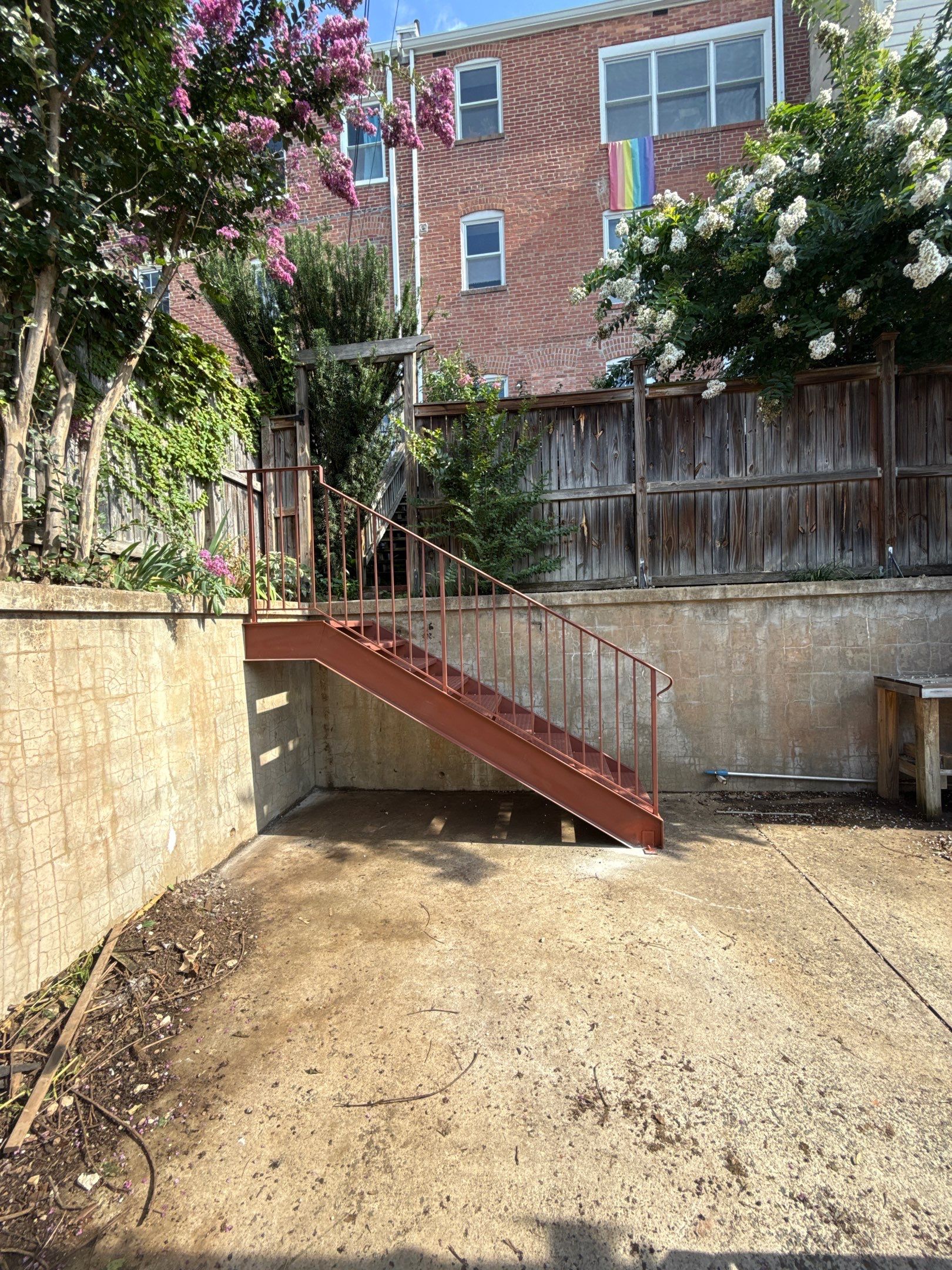 Custom Red Iron Staircase & Railing Upgrade – Washington, DC by Capitol Iron Works