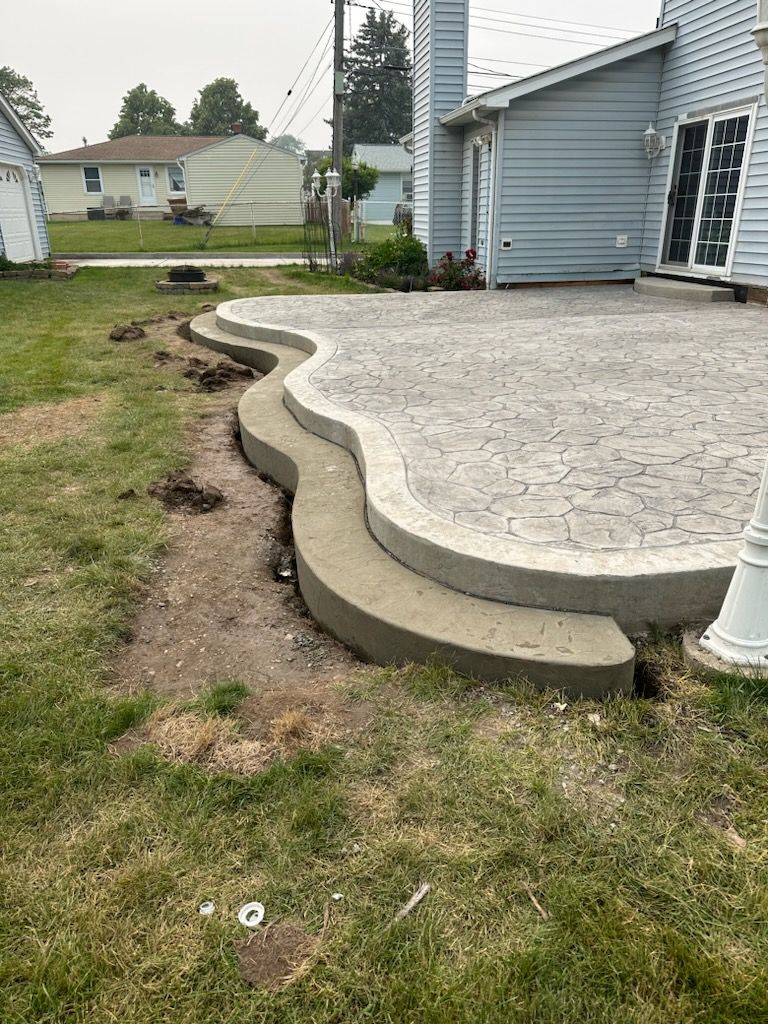 Stamped Concrete by Ivy Lea Construction