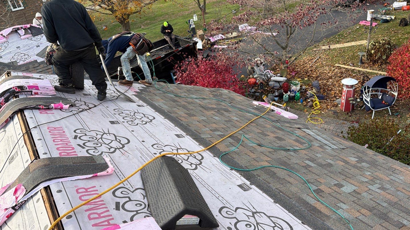 Roof Replacement using Owens Corning Aged Copper by 180 Contractors