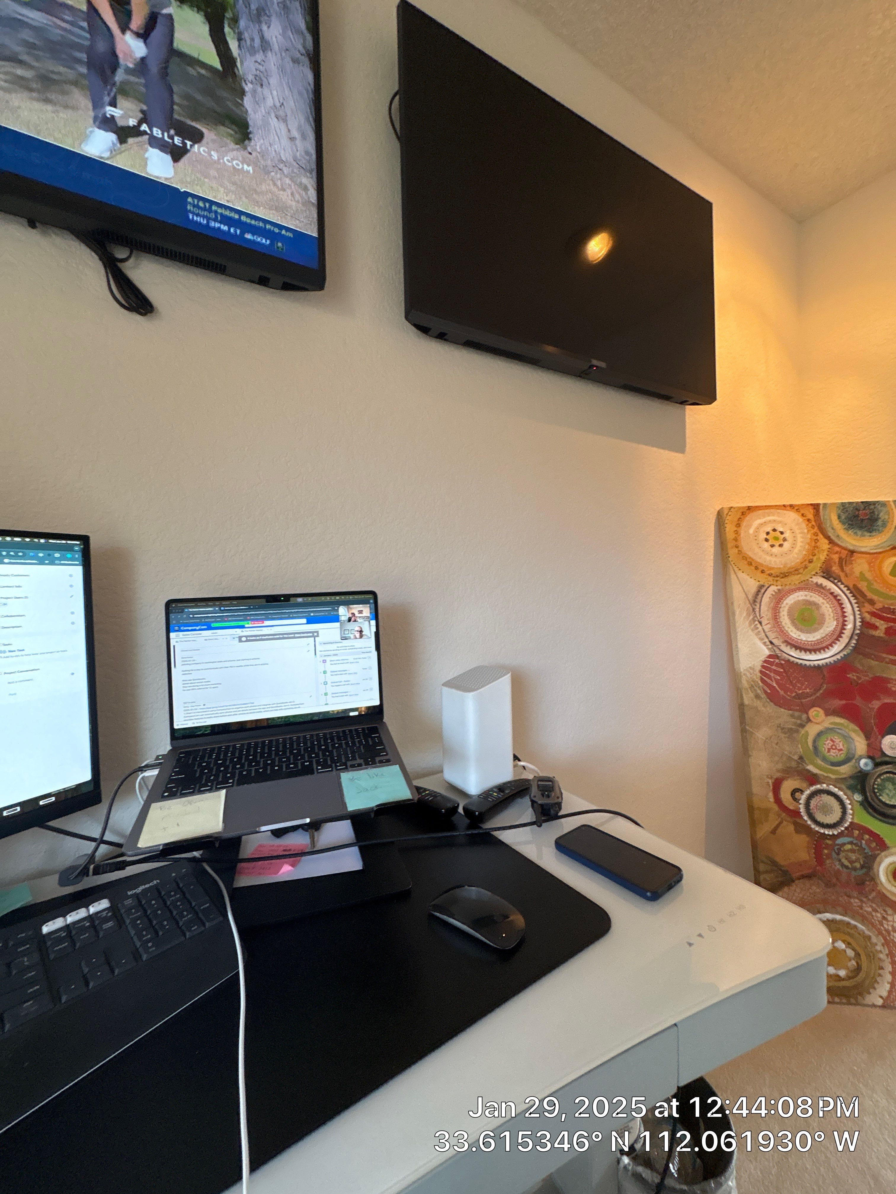 Basement Remodel using paint  by CompanyCam Sales Demo