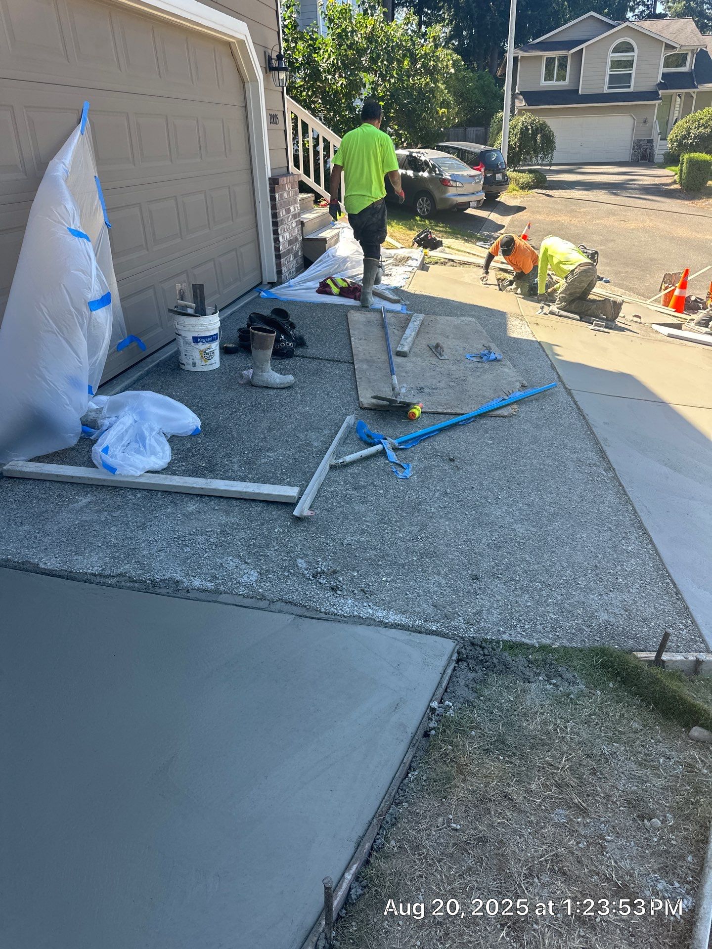 Concrete Driveway and Steps Renovation | Bothell  by Jireh Asphalt & Concrete Inc 