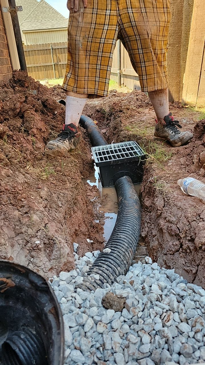 Concrete and Drainage using Concrete by Clays Services Inc