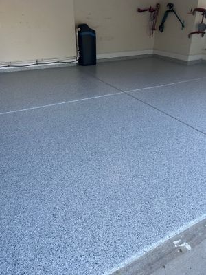 Garage Floor Coating using Tidal Wave