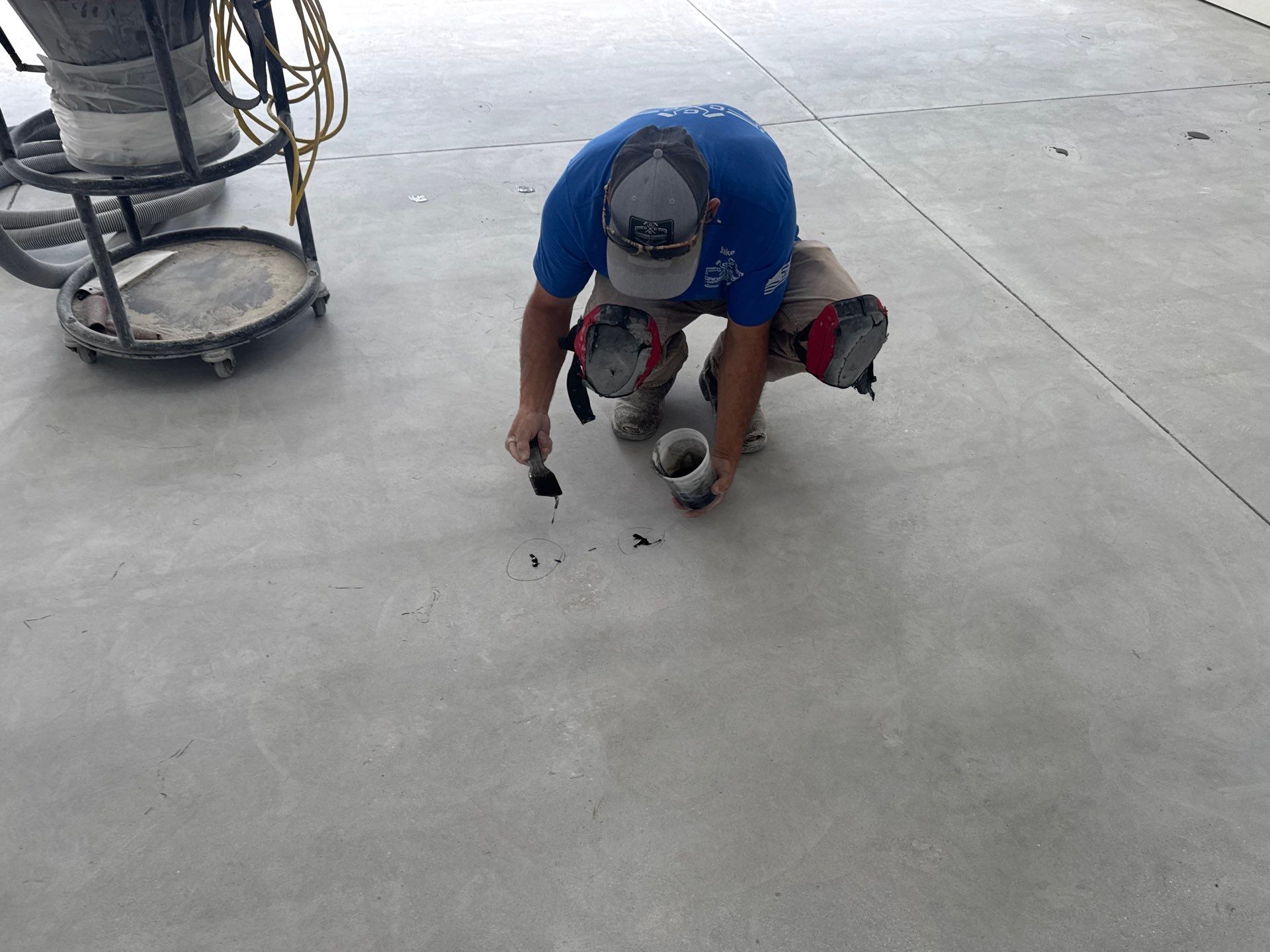 Garage Project in Mount Everest by Cross Creek Concrete Coatings