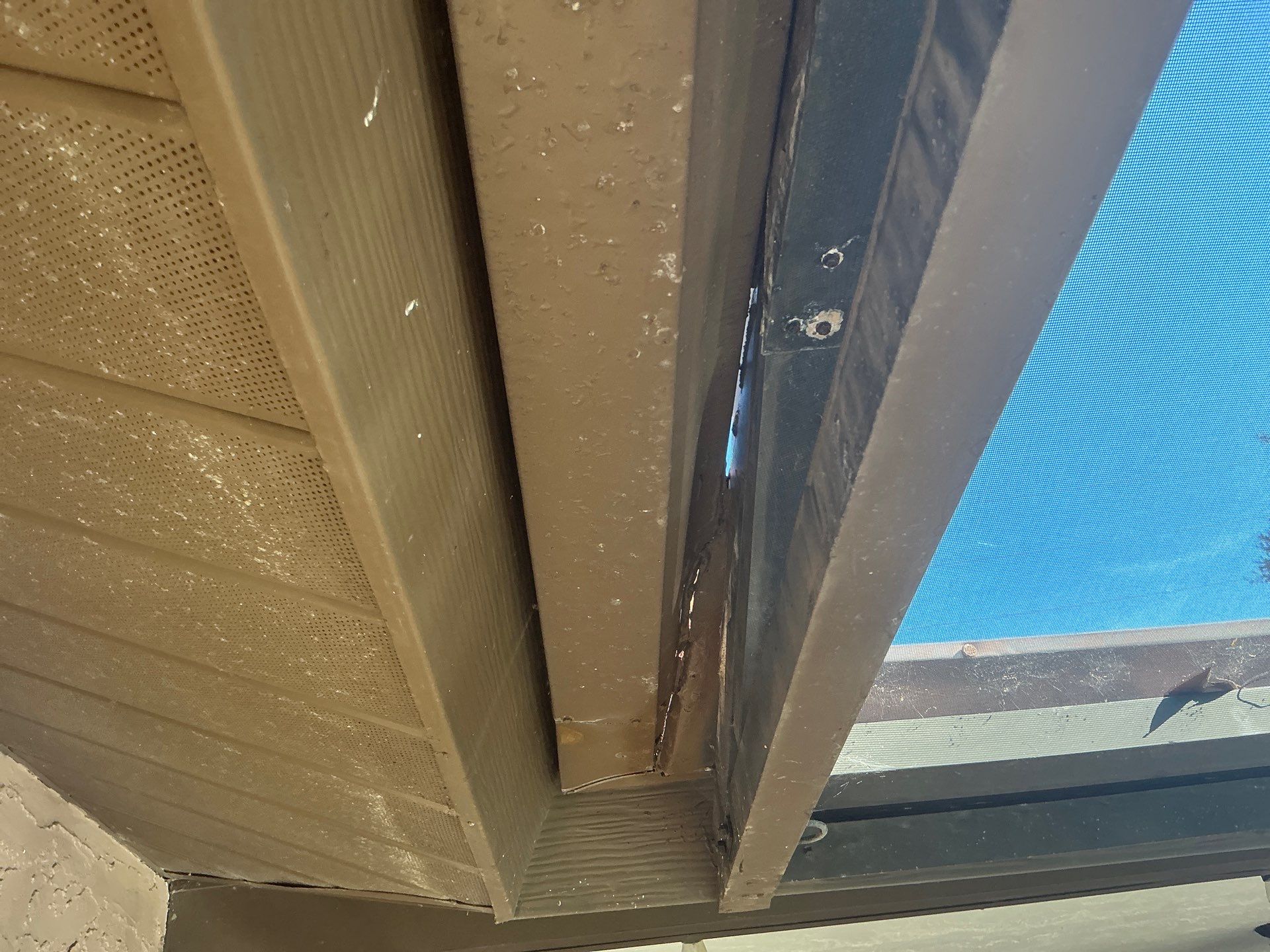 Brown Seamless Gutters for Beach Cottages in Sarasota FL by Gutter Professors