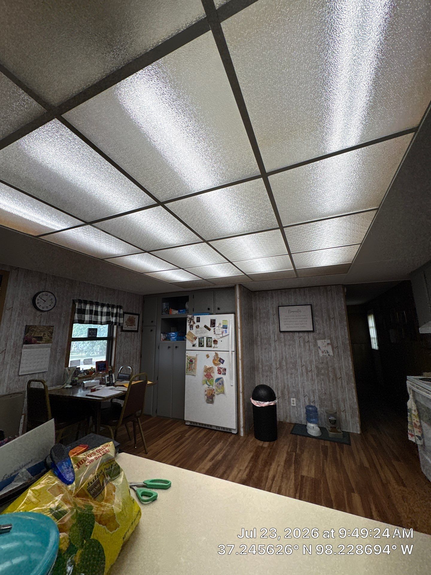 Kitchen Cabinet Installation and Flooring Update in Attica, Kansas by CompanyCam Sales Demo