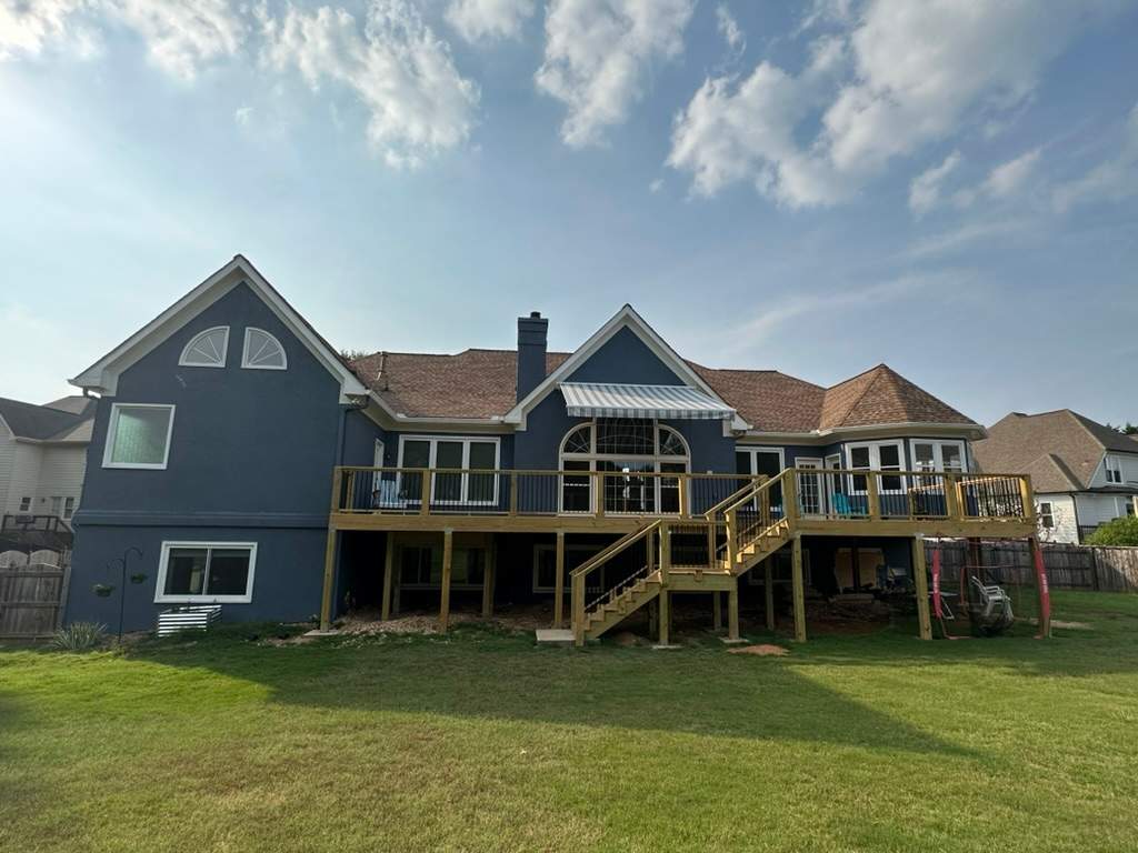 Exterior Painting, Deck Install and Repairs by Clark Brothers Roofing & Construction