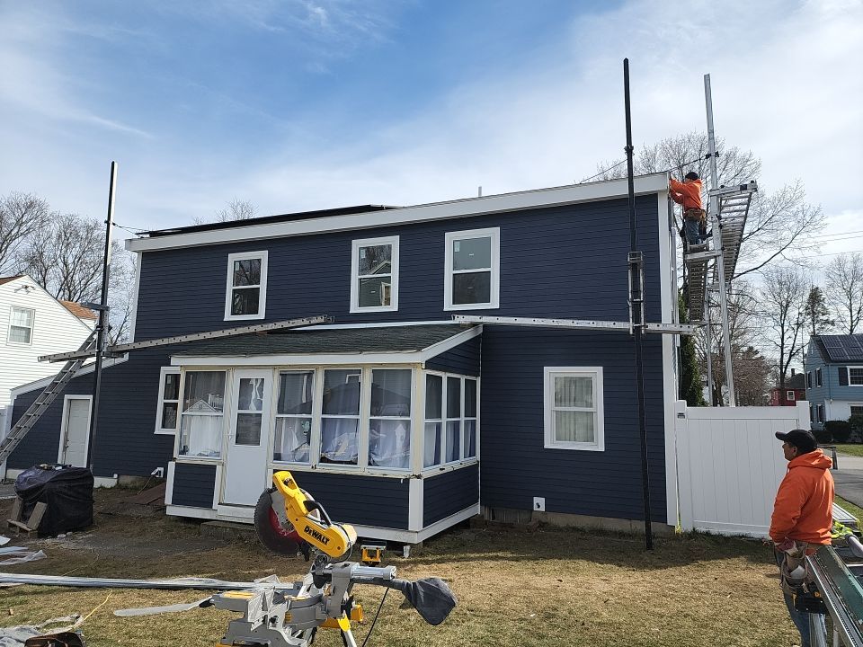 Siding Installation using James Hardie by UBrothers Construction