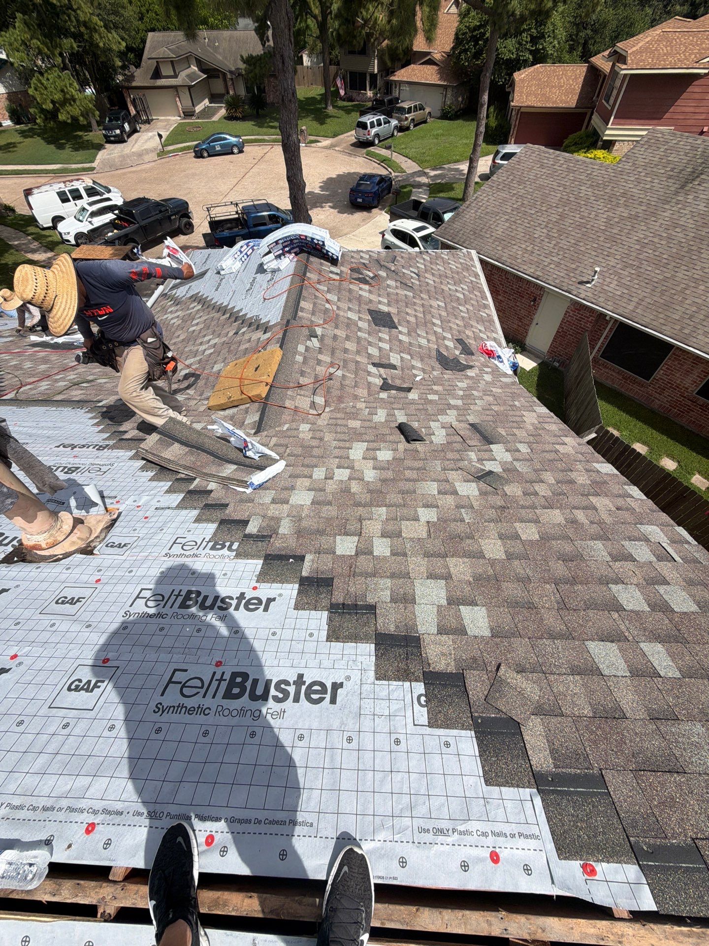 Project in Houston by Good Vibes Roofing