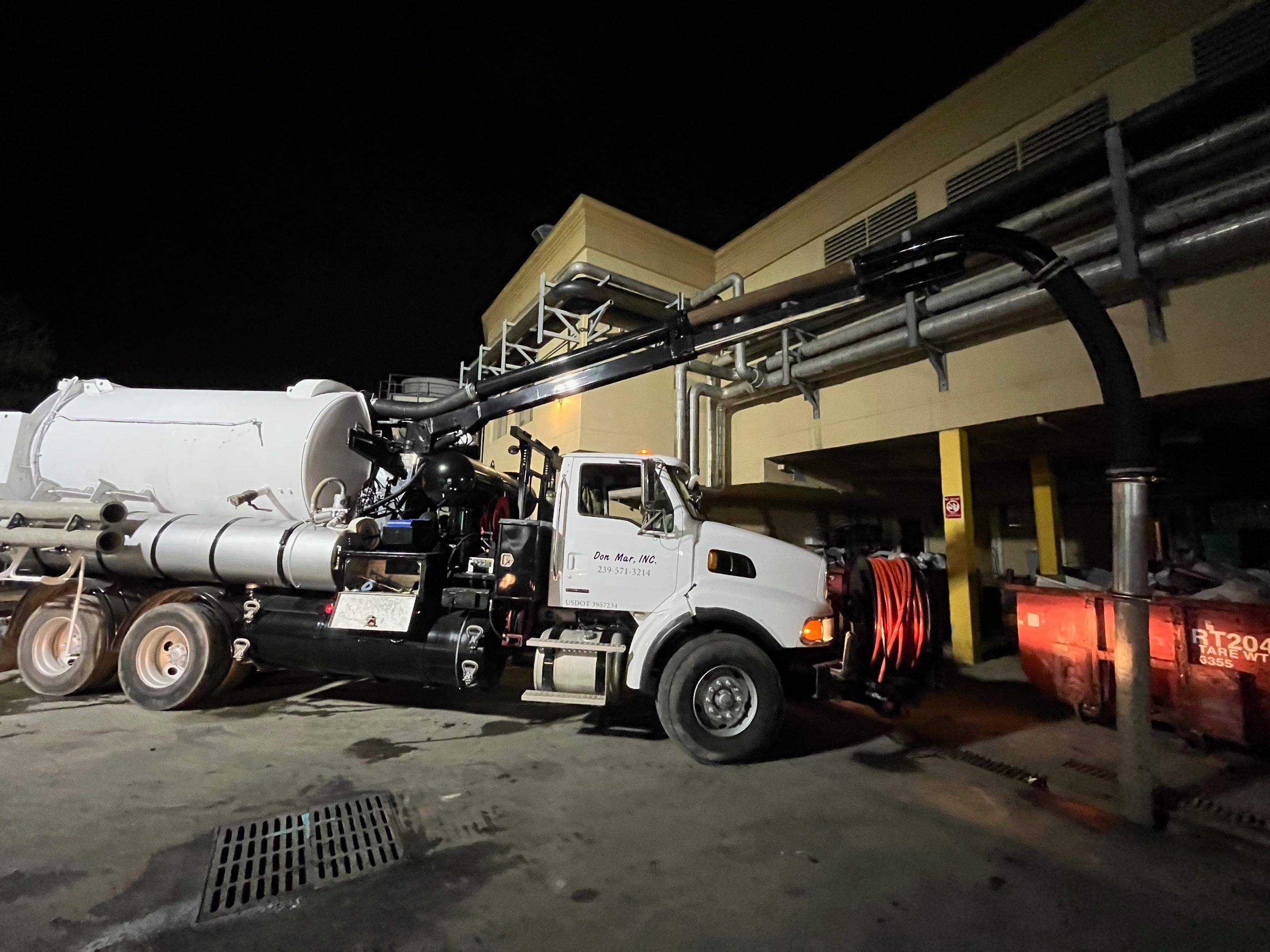 Ritz-Carlton NW Service Area Drain Cleaning by APS Power & Water