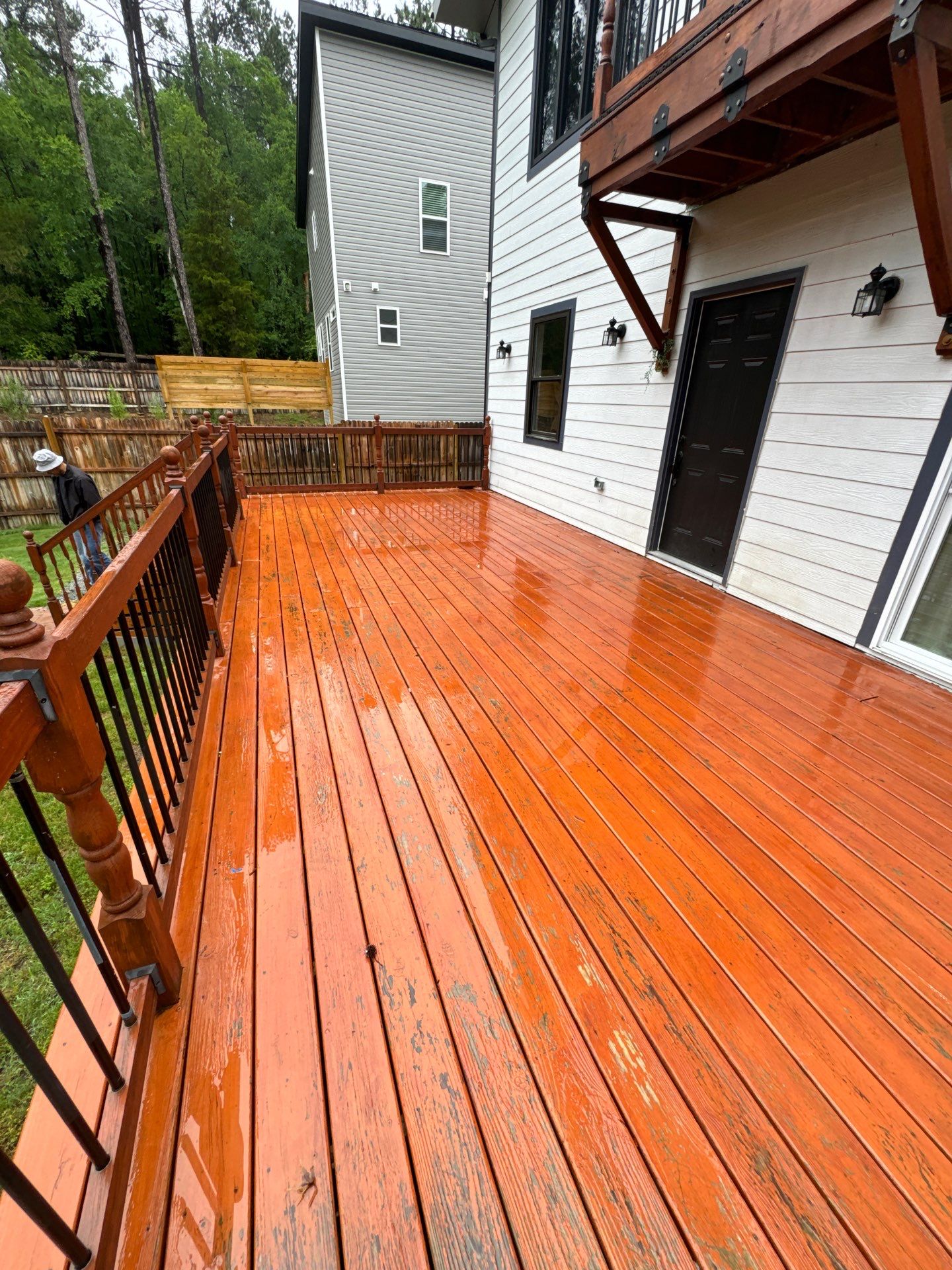 Interior Fresh Coat of paint & Deck stain by GonzalezPainters & Contractors Inc