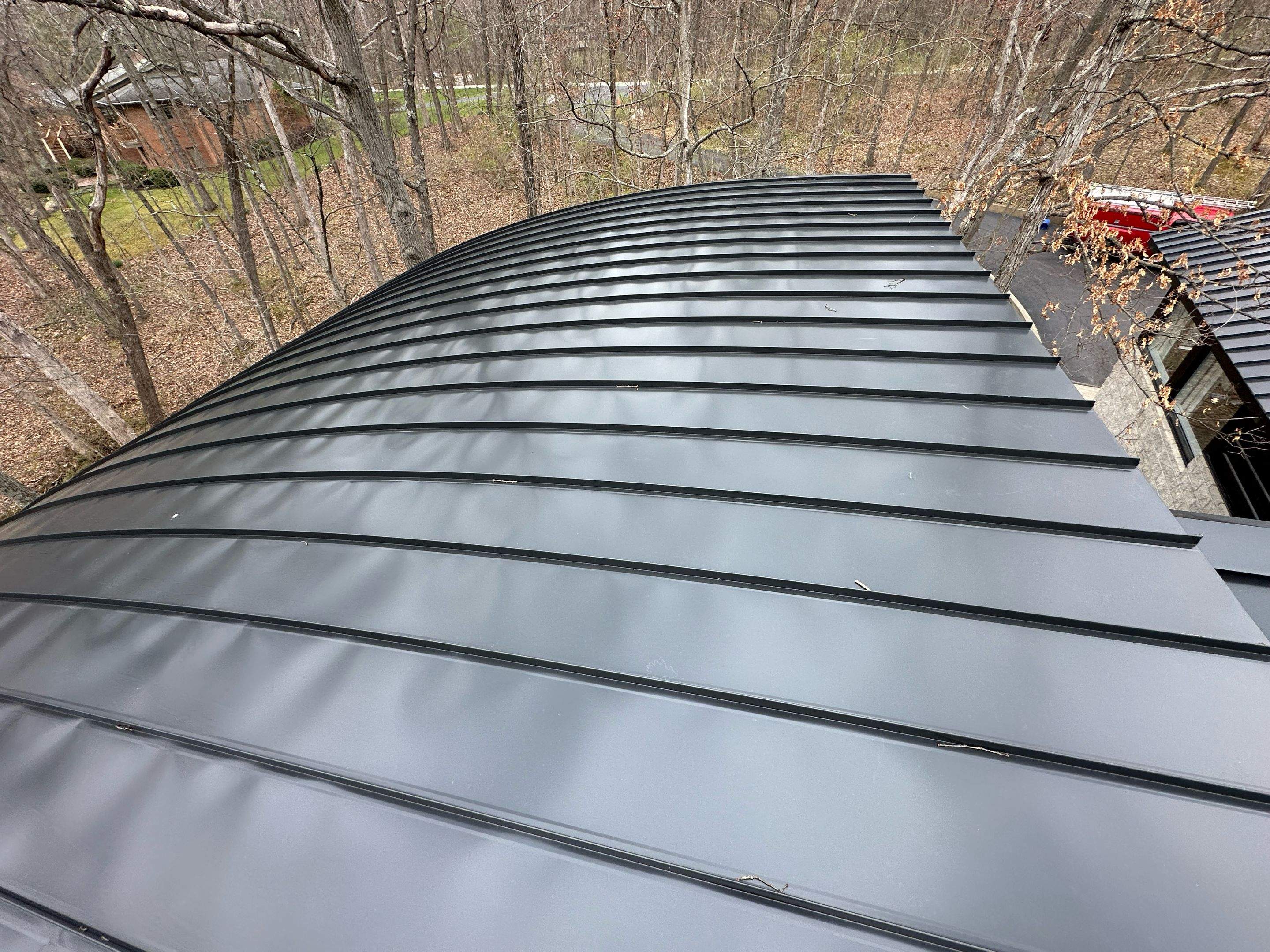 Standing Seam Curved Metal Roof System