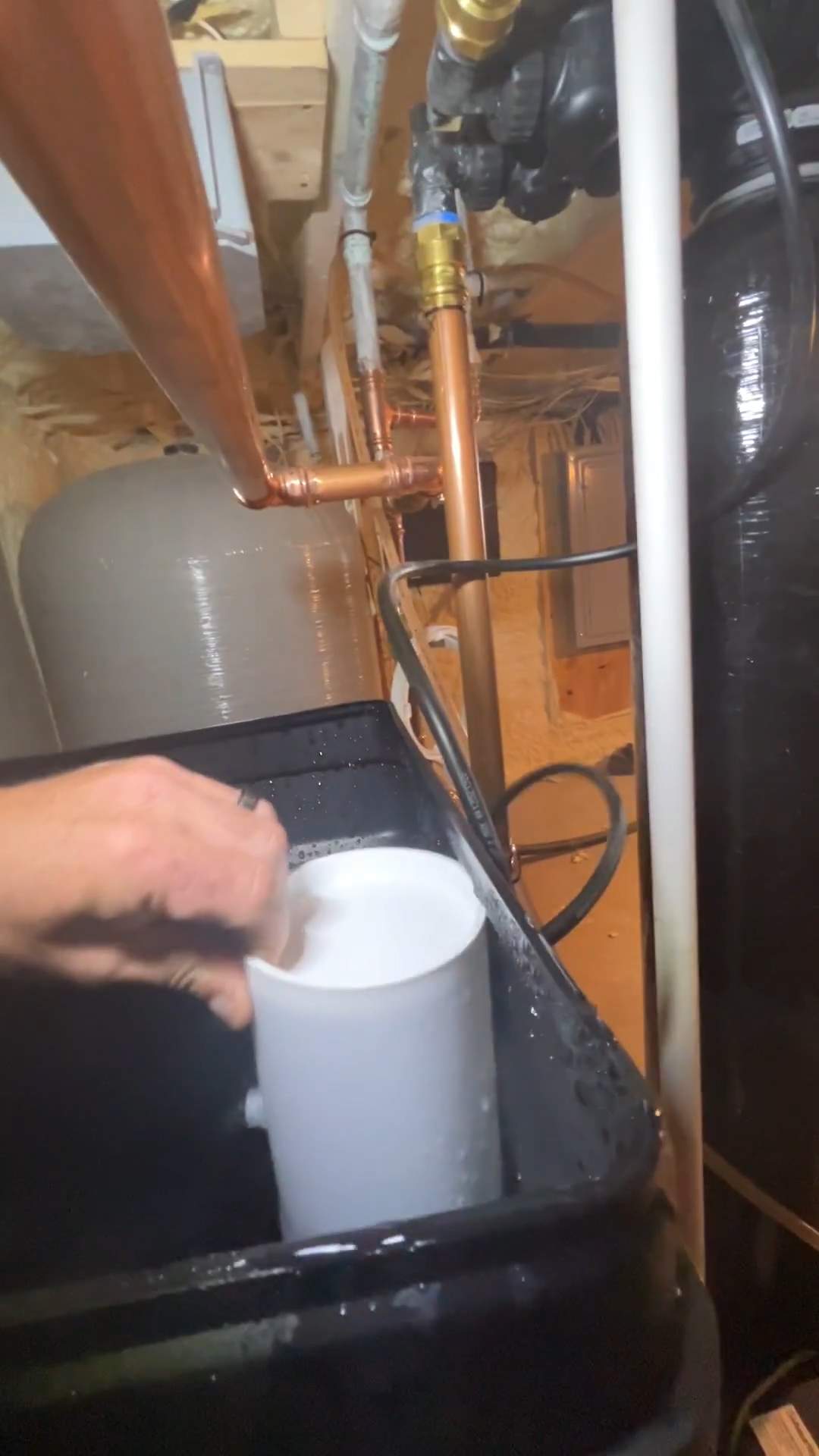 Water Filter Drain Line Rework — Rowley, MA by FAGONE MECHANICAL