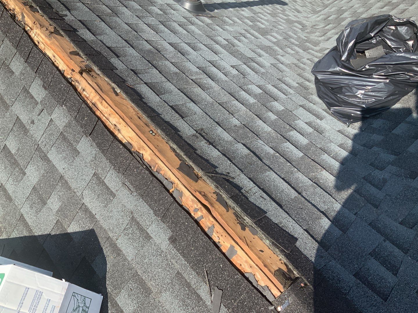 Residential Roofing Repair using Ridge Vent  by Alpha Design Services