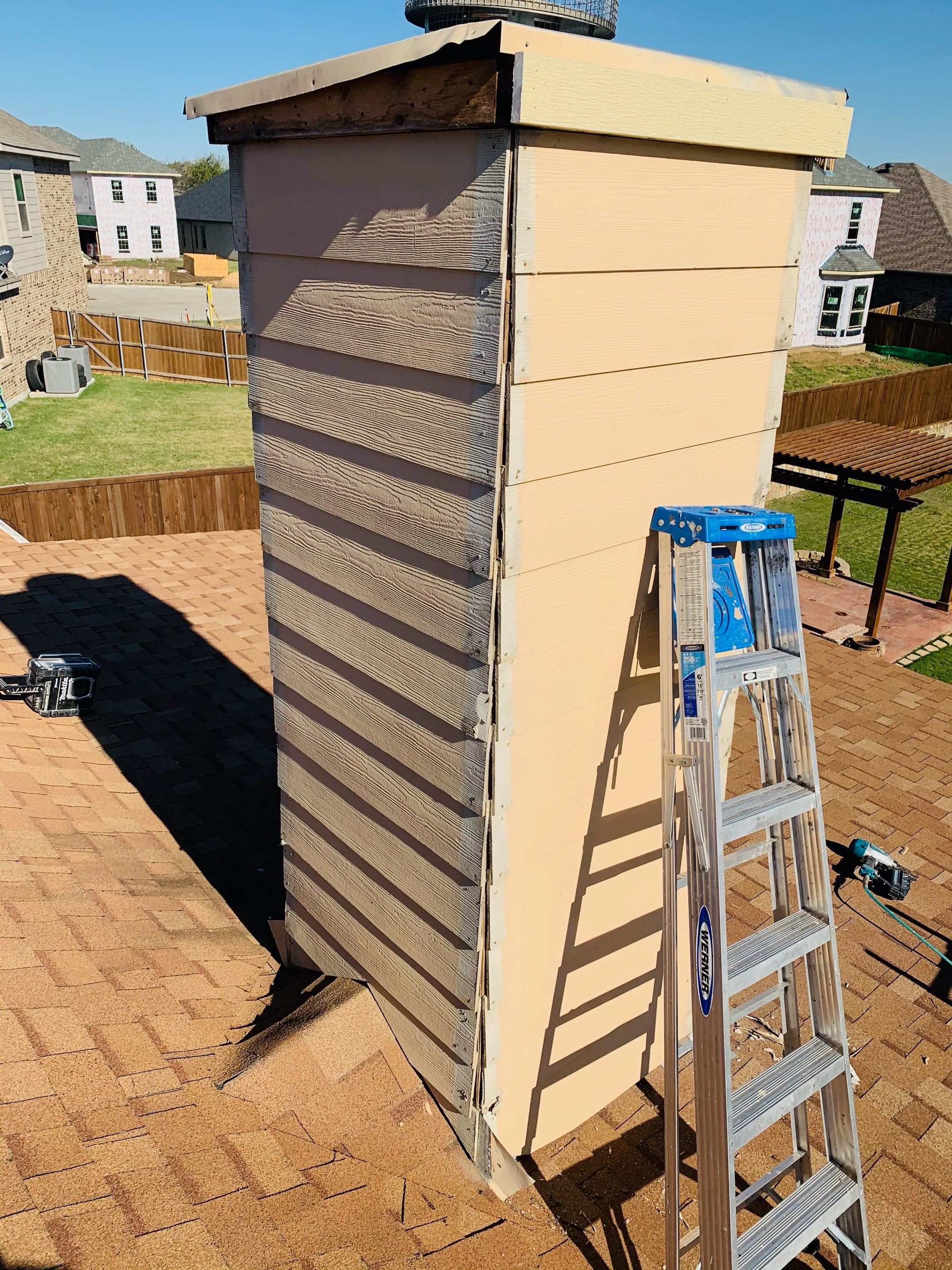General Construction - From Exterior Siding & chimney, Patios to Full Interior Damage by First United Roofing & Construction